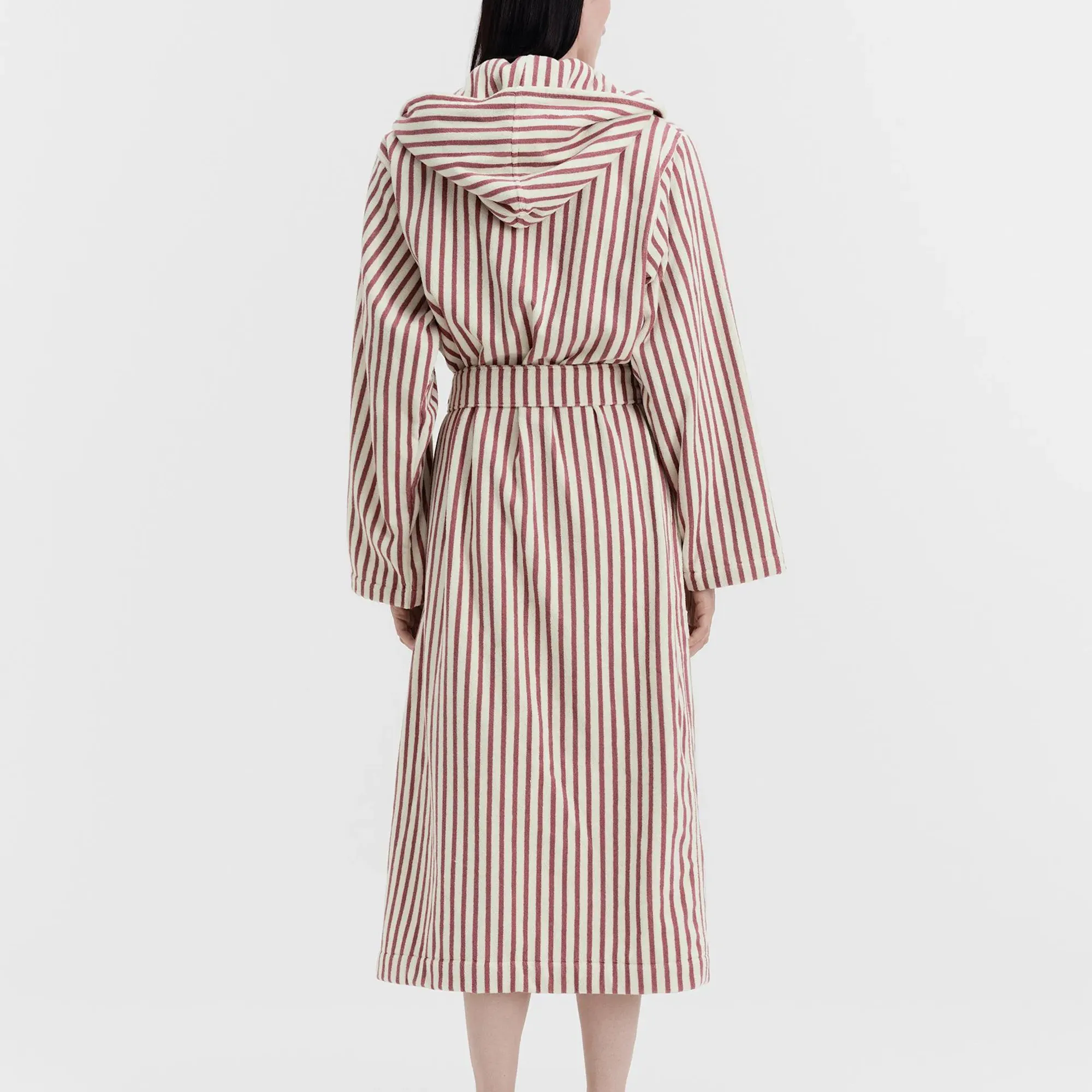 Hooded Ripple Stripes badjas - 6