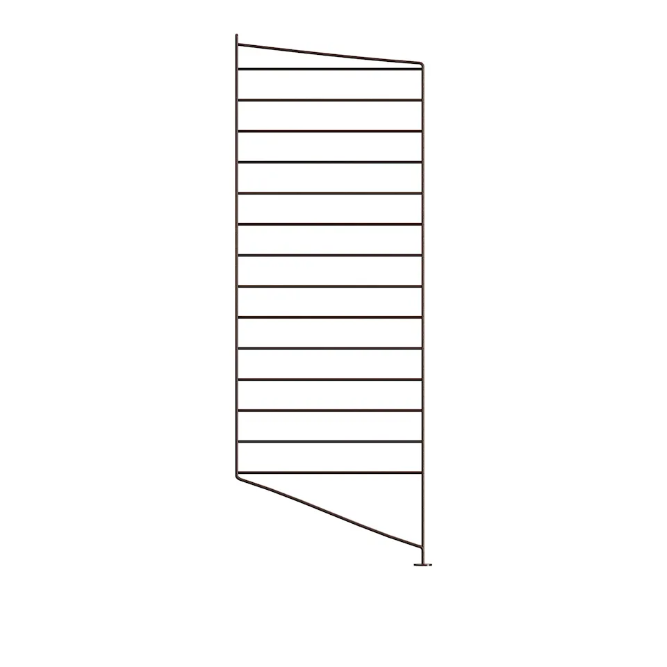 Floor end 85x30cm 1-pack dark brown
