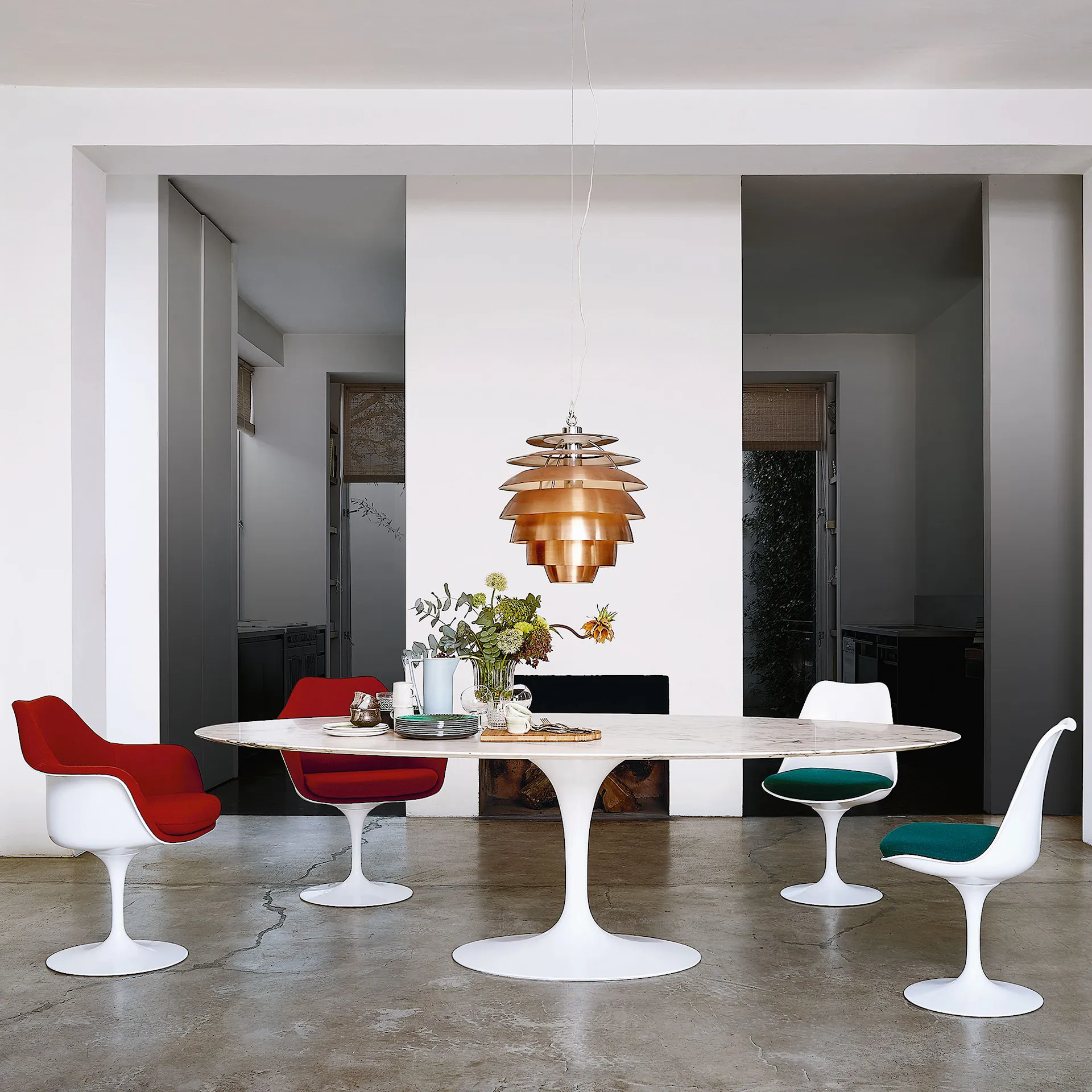 Saarinen Tulip fauteuil White - Knoll - Eero Saarinen - NO GA