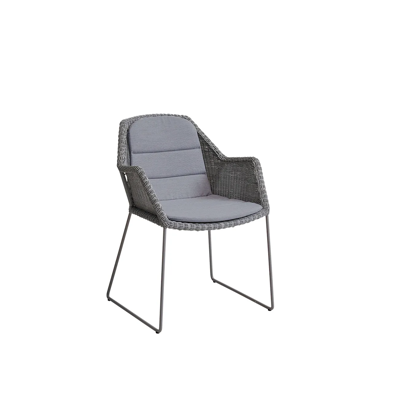 Breeze Armchair, Light Grey, Without Cushion, Cane-Line Fiber