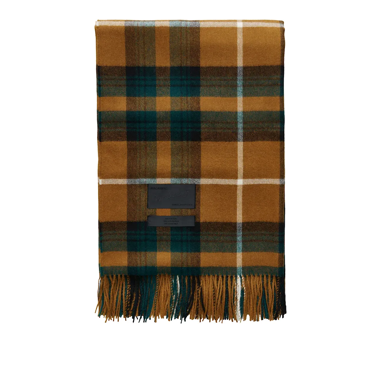 Queen Blanket - Field Yellow Tartan