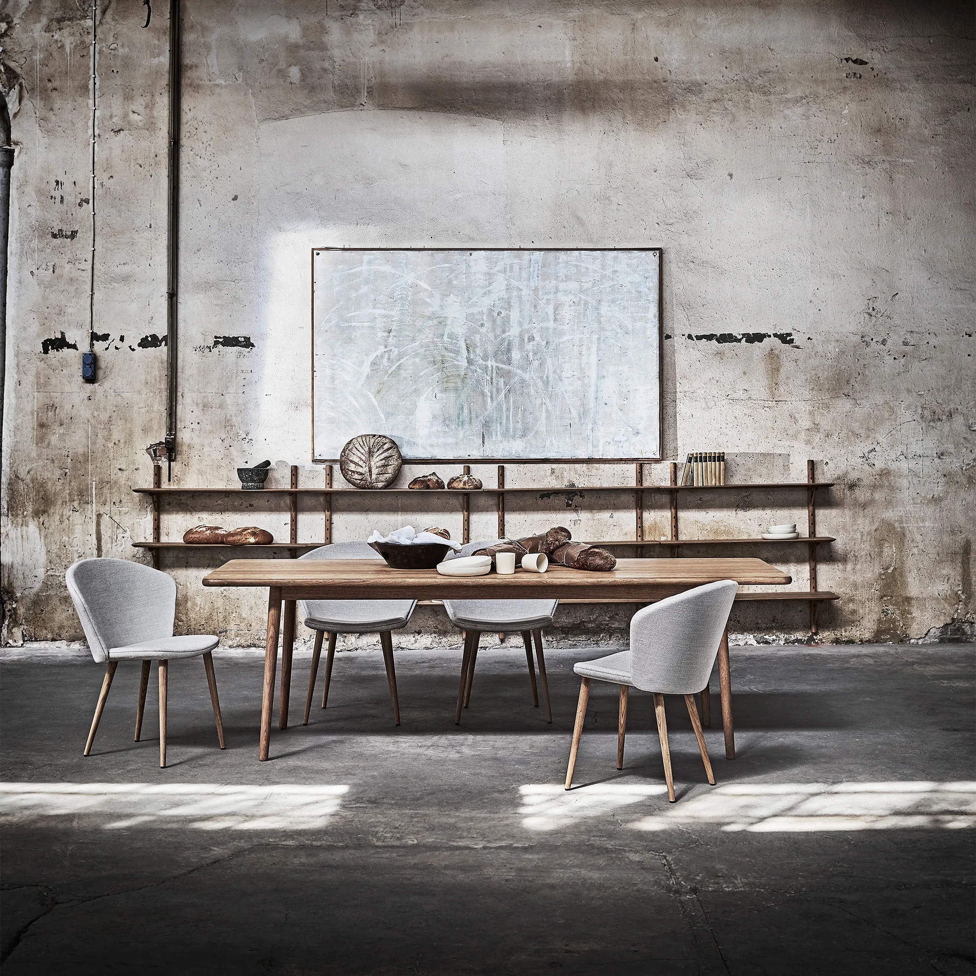 Miss Holly Oak Dining Table - 6