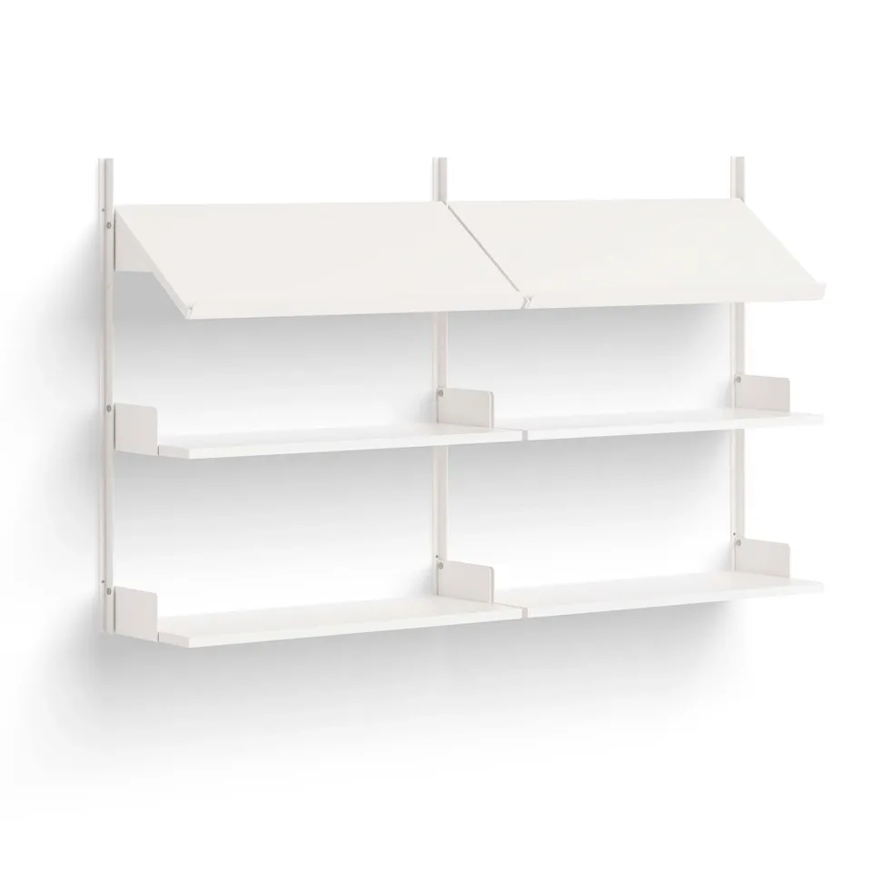 New Works Office Shelf 90 - White/White