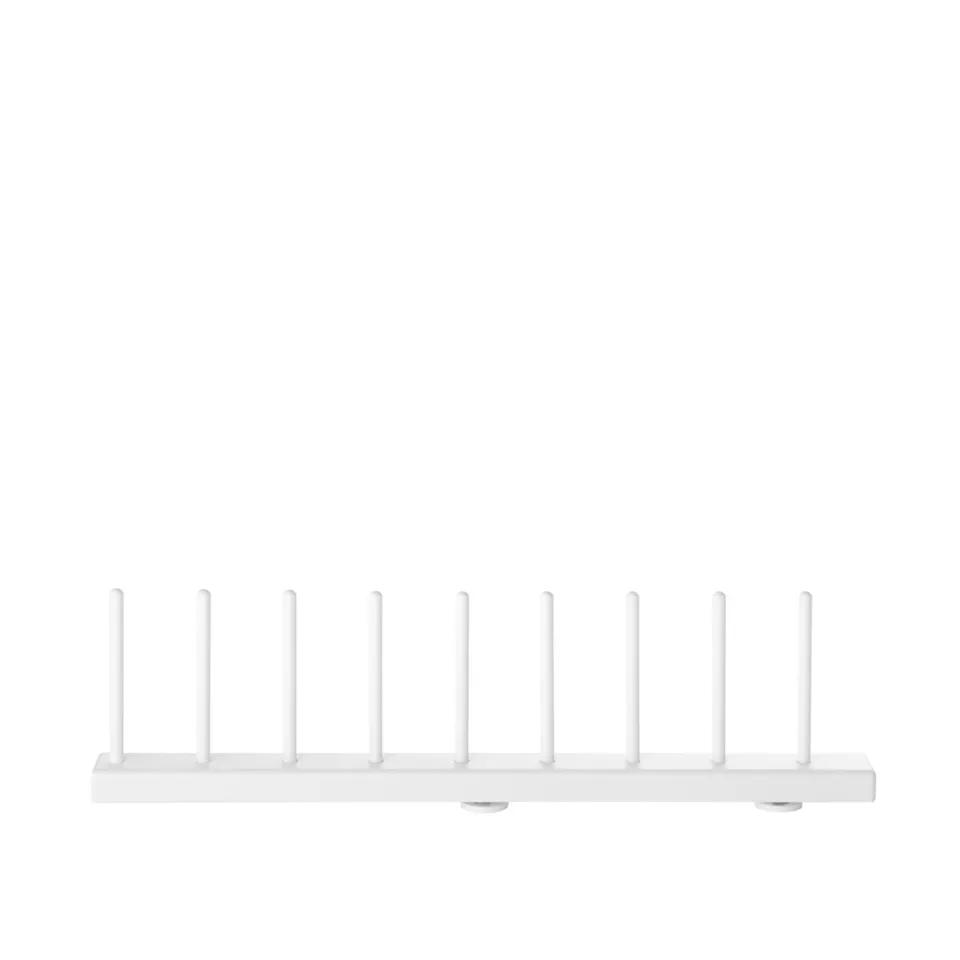 String Plate Rack White - 30 cm/8 Plates