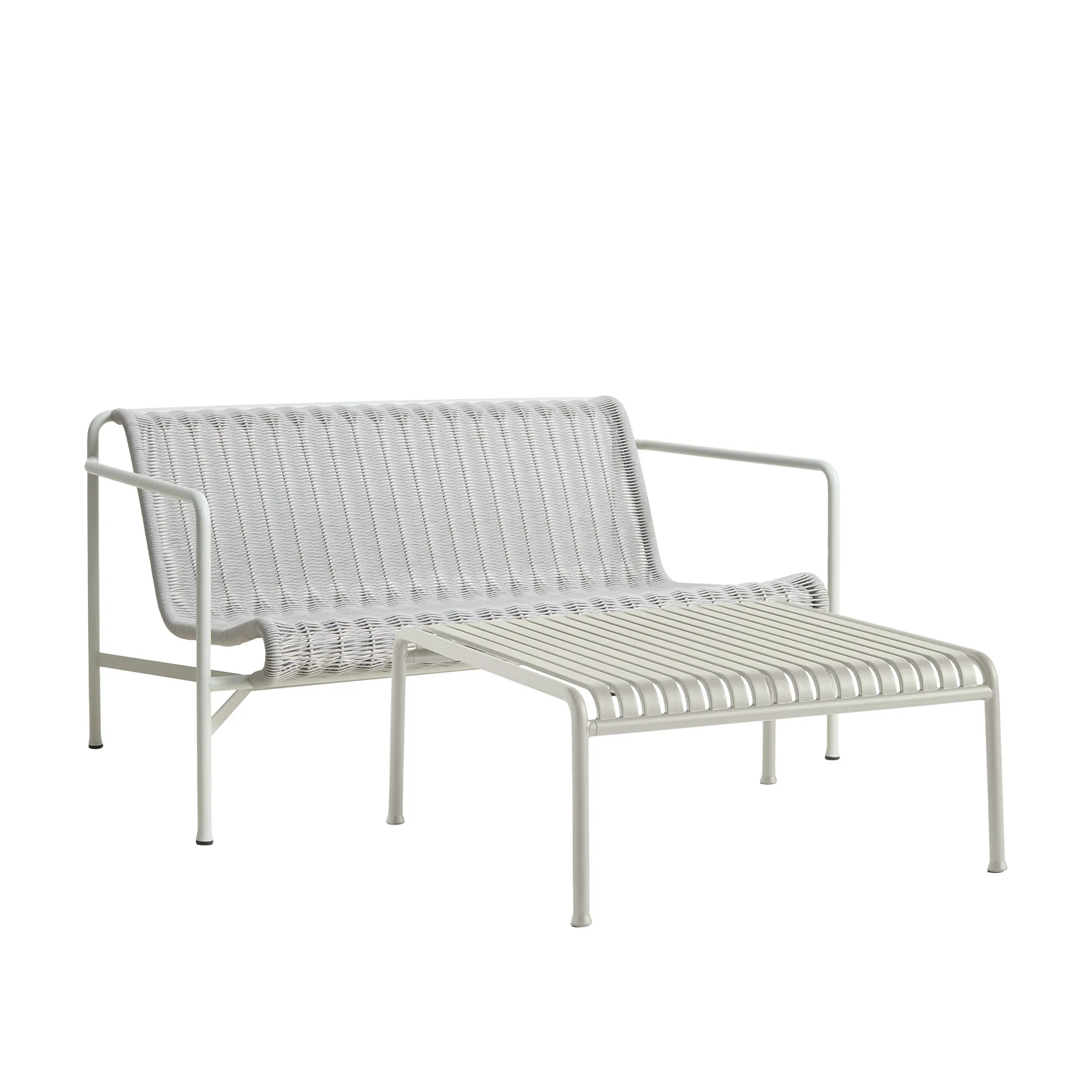 Palissade cord lounge group med lounge sofa & low garden table