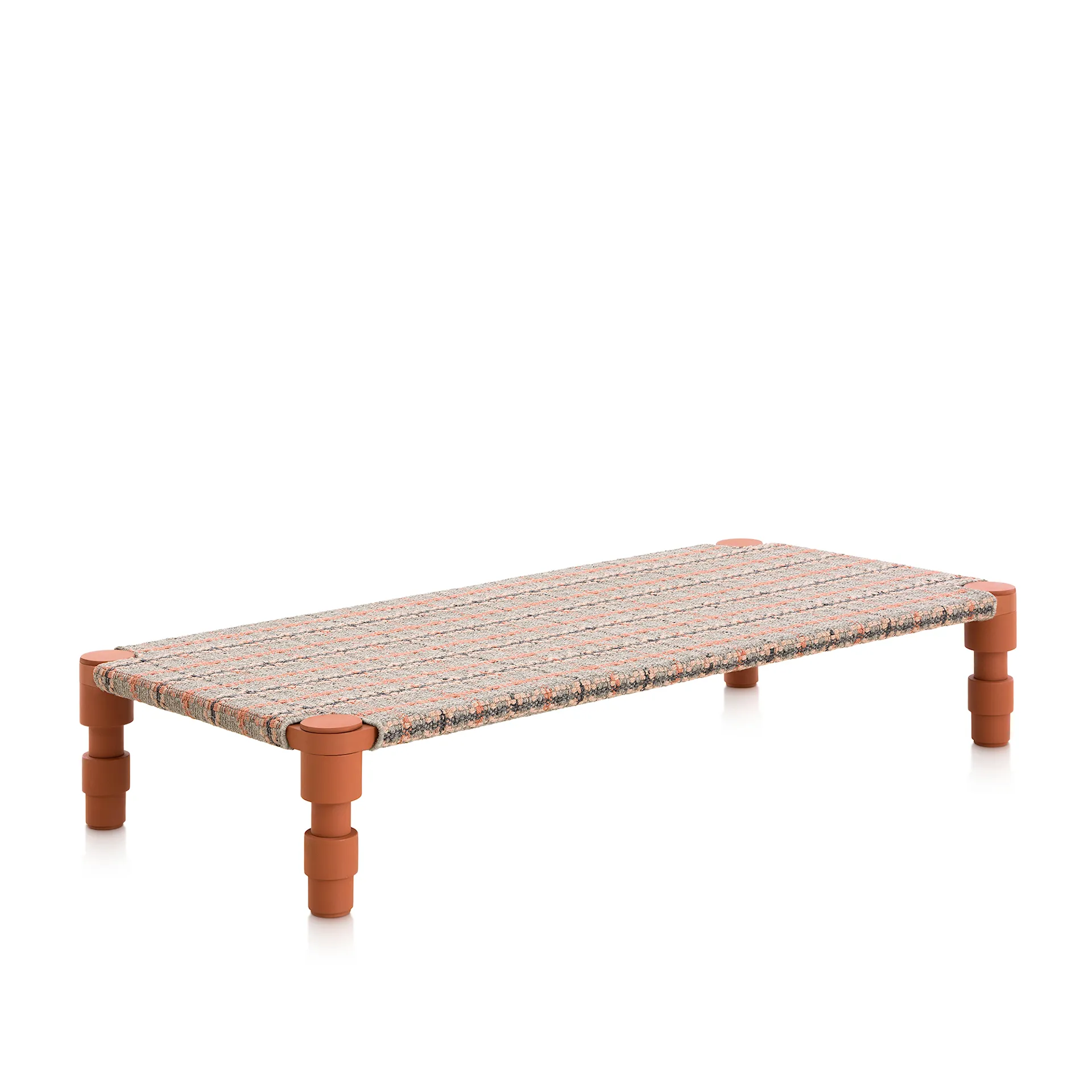 Garden Layers Single Indian Bed - Tartan Terracotta - GAN - Patricia Urquiola - NO GA