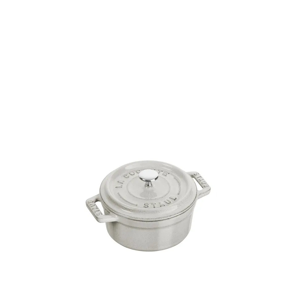 La Cocotte Round Casserole Ø 10 cm - White Truffle