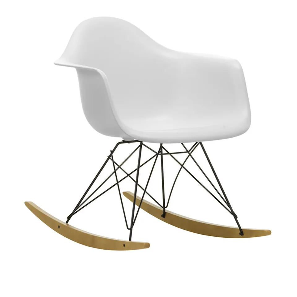 Eames RE Plastic Armchair RAR Basic Dark/Golden Maple