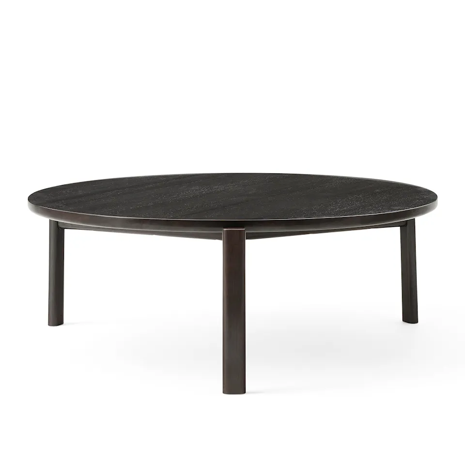 Passage Lounge Table 90 cm Dark Lacquered Oak