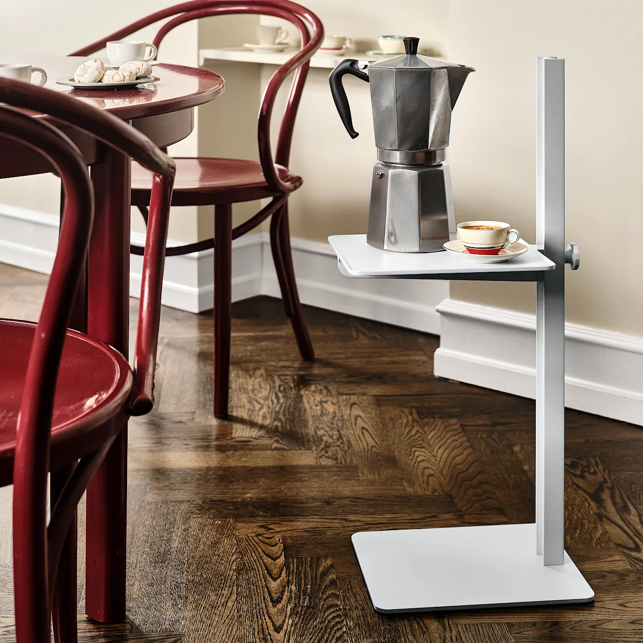 Museum Side Table, Orange