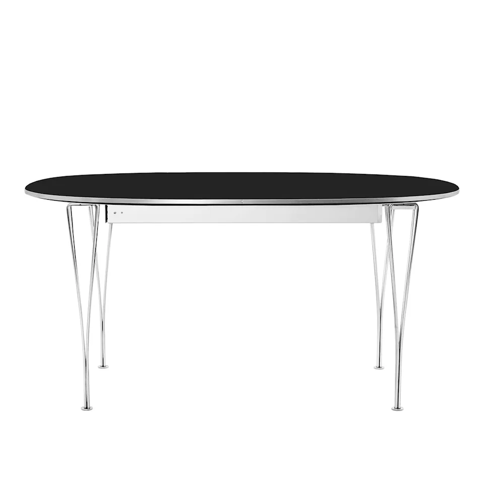 B619 Superellipse jatkettava ruokapöytä 180–300 x 120 cm