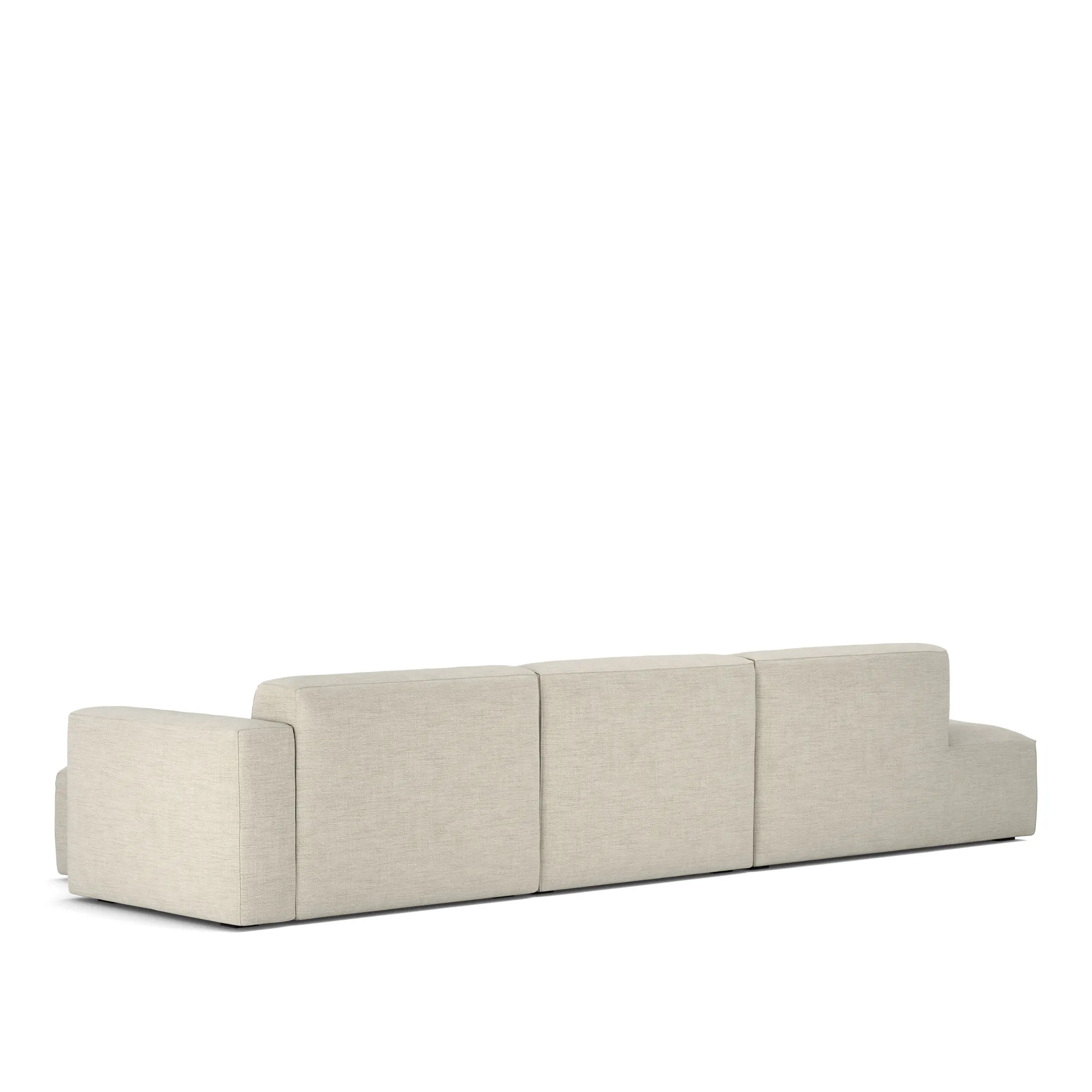 Brick 3-Seater Chaise Lounge Open End Left - 7