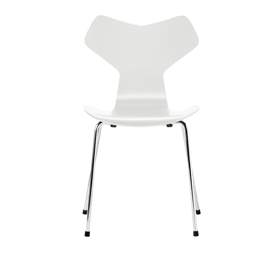 3130 Grand Prix Chair Beech Veneer Chrome