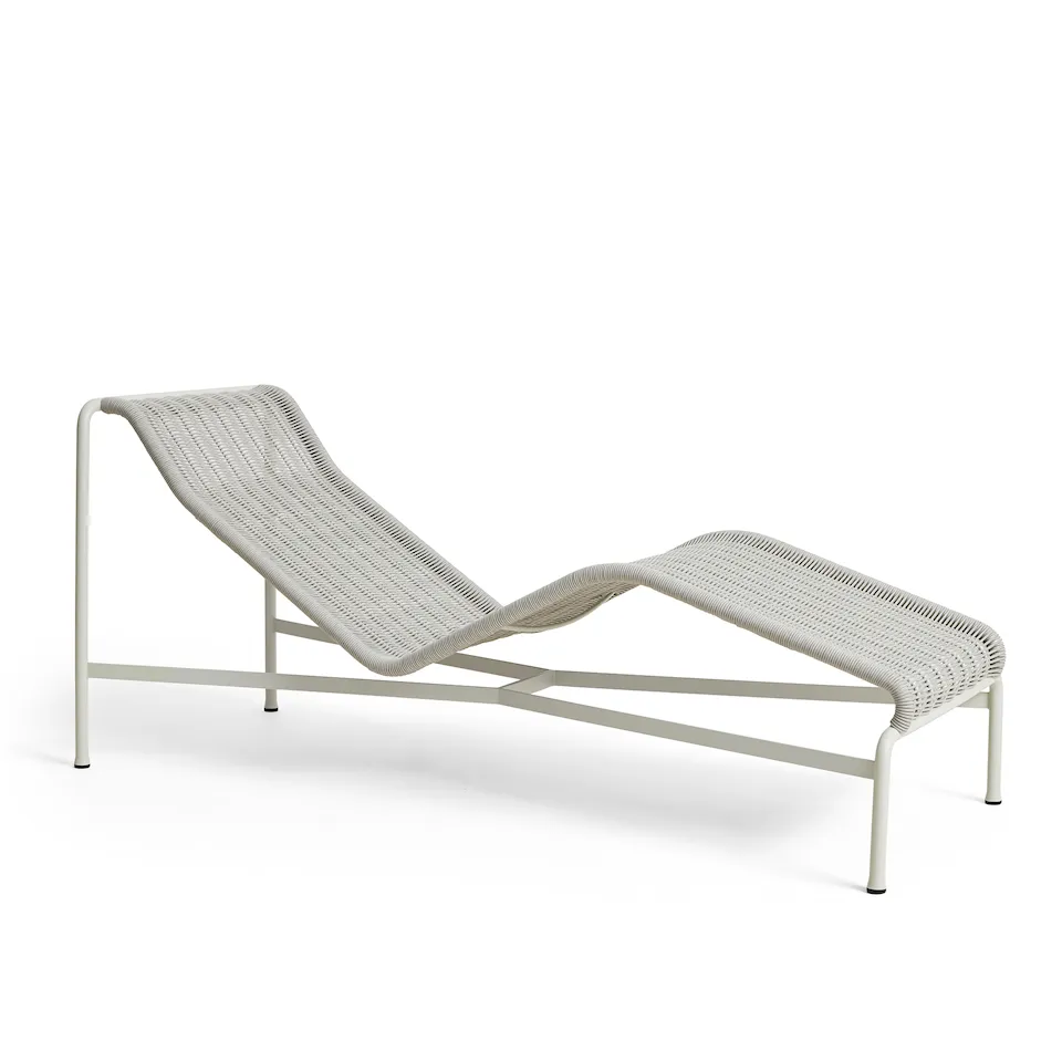 Palissade cord chaise lounge chair - Sky Grey