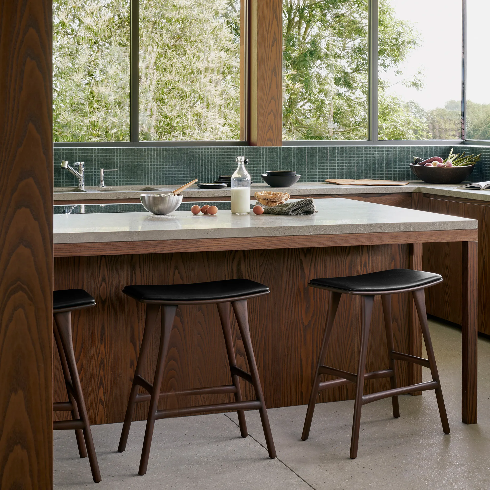 Osso Counter Stool - Upholstered - 6