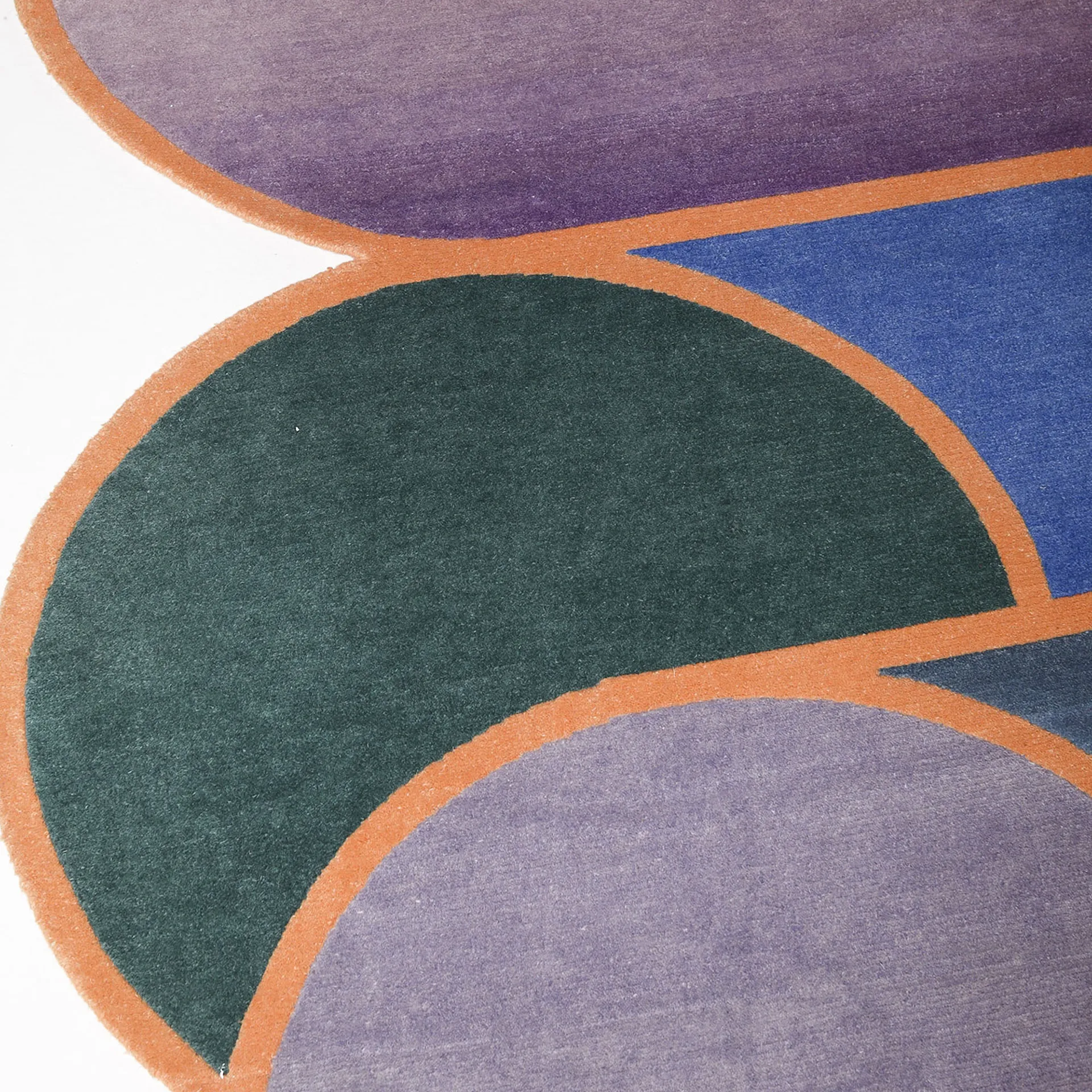 Rotazioni A Rug Electric Blue - cc-tapis - Patricia Urquiola - NO GA