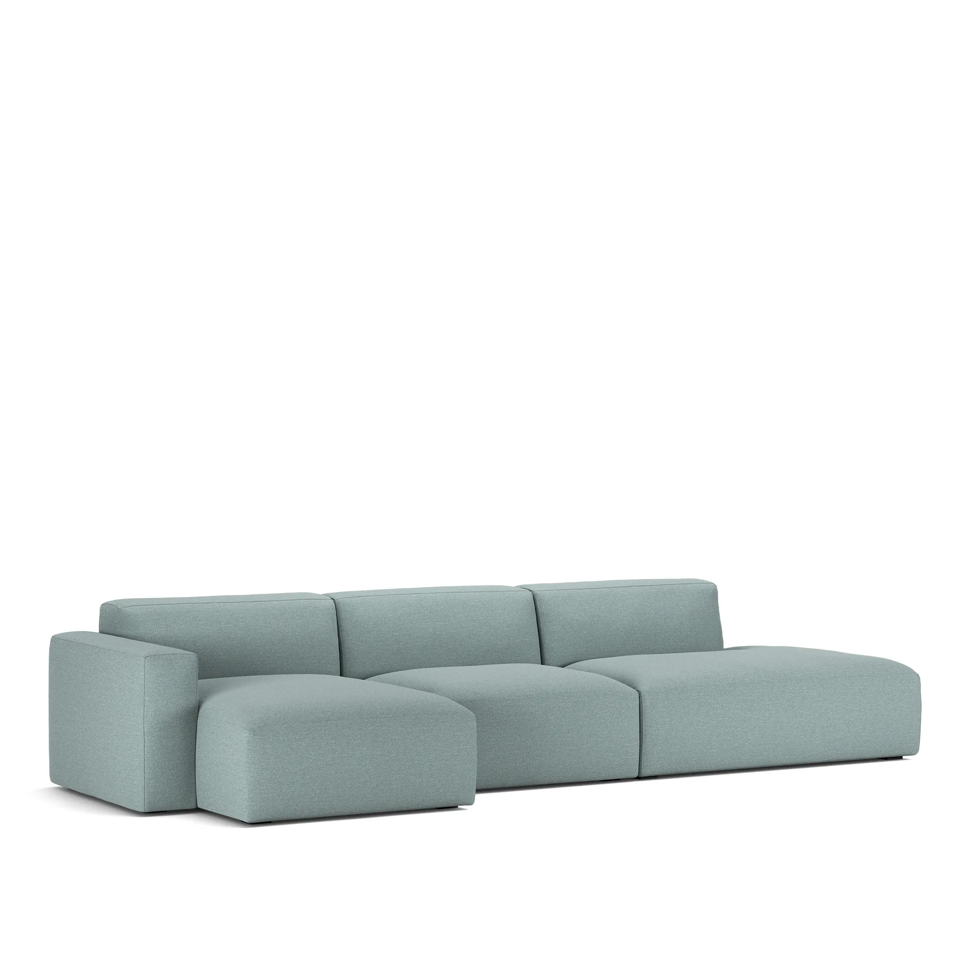 Brick 3-Seater Chaise Lounge Open End Right - 2