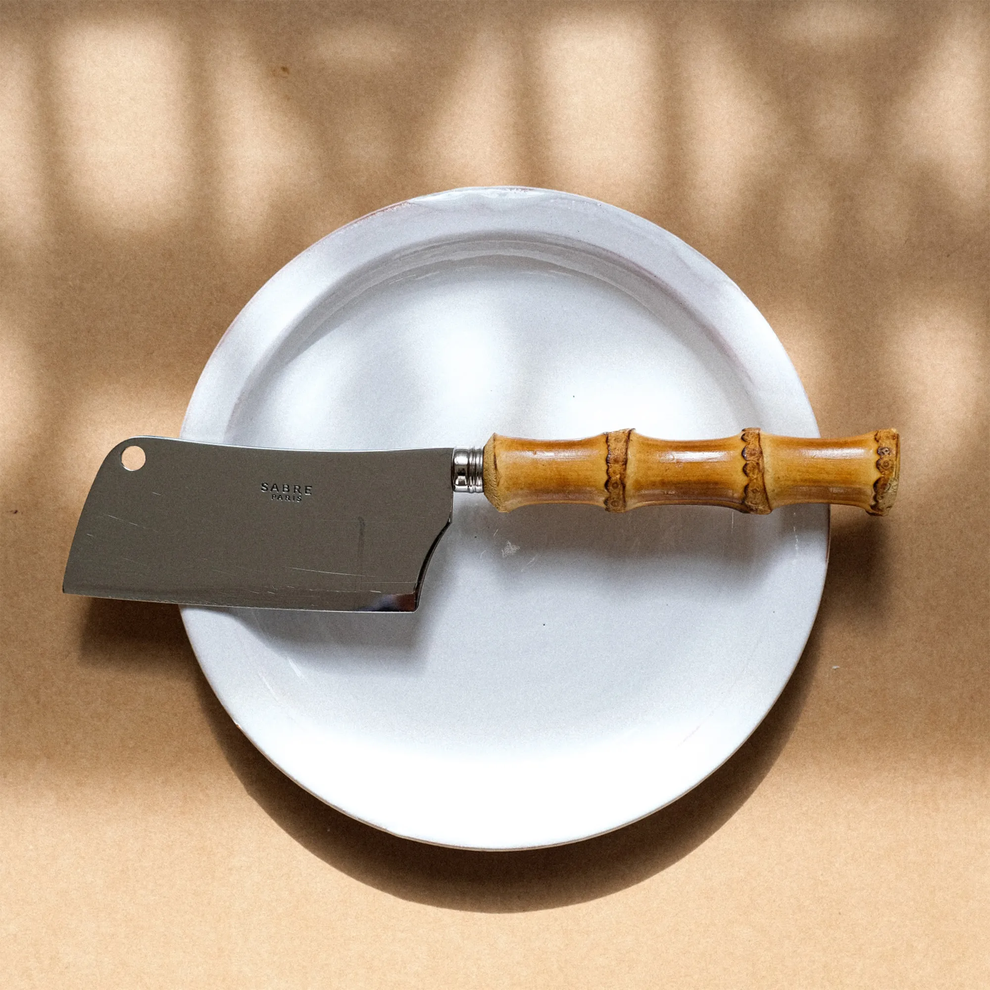 Panda Light Bamboo Cheese Cleaver - 3