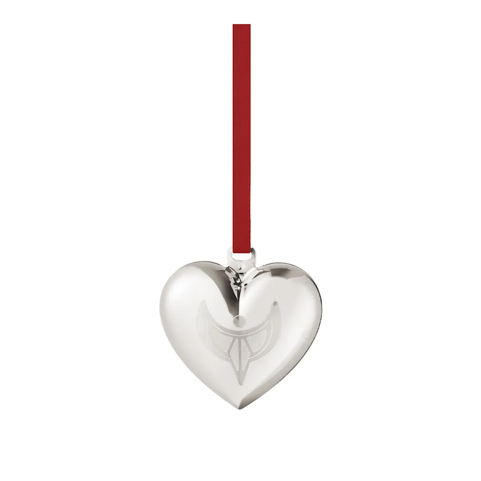 Christmas Collection 2024 Heart Palladium Plated