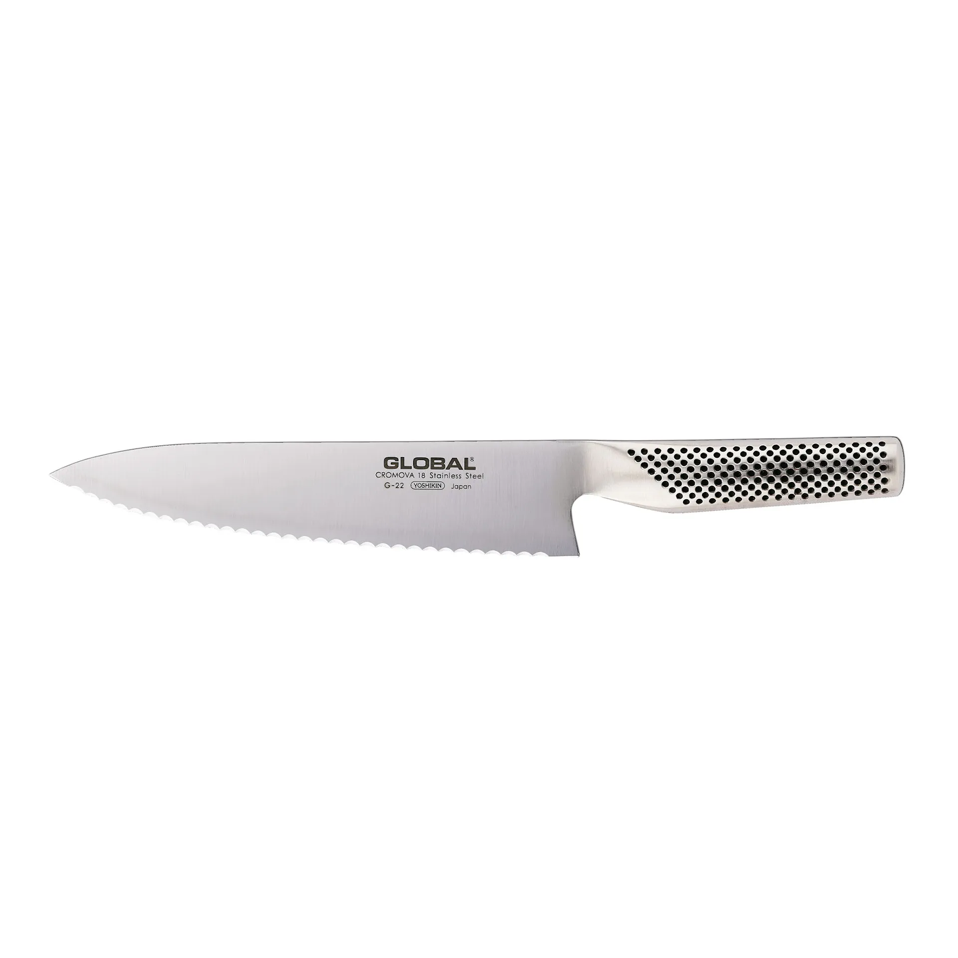 G-22 Brødkniv 20 cm Savtakket - Global - NO GA