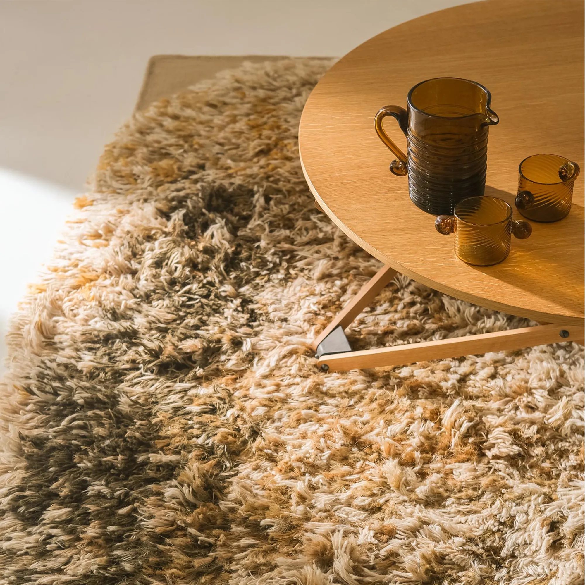 Alga uldtæppe Ochre - 6