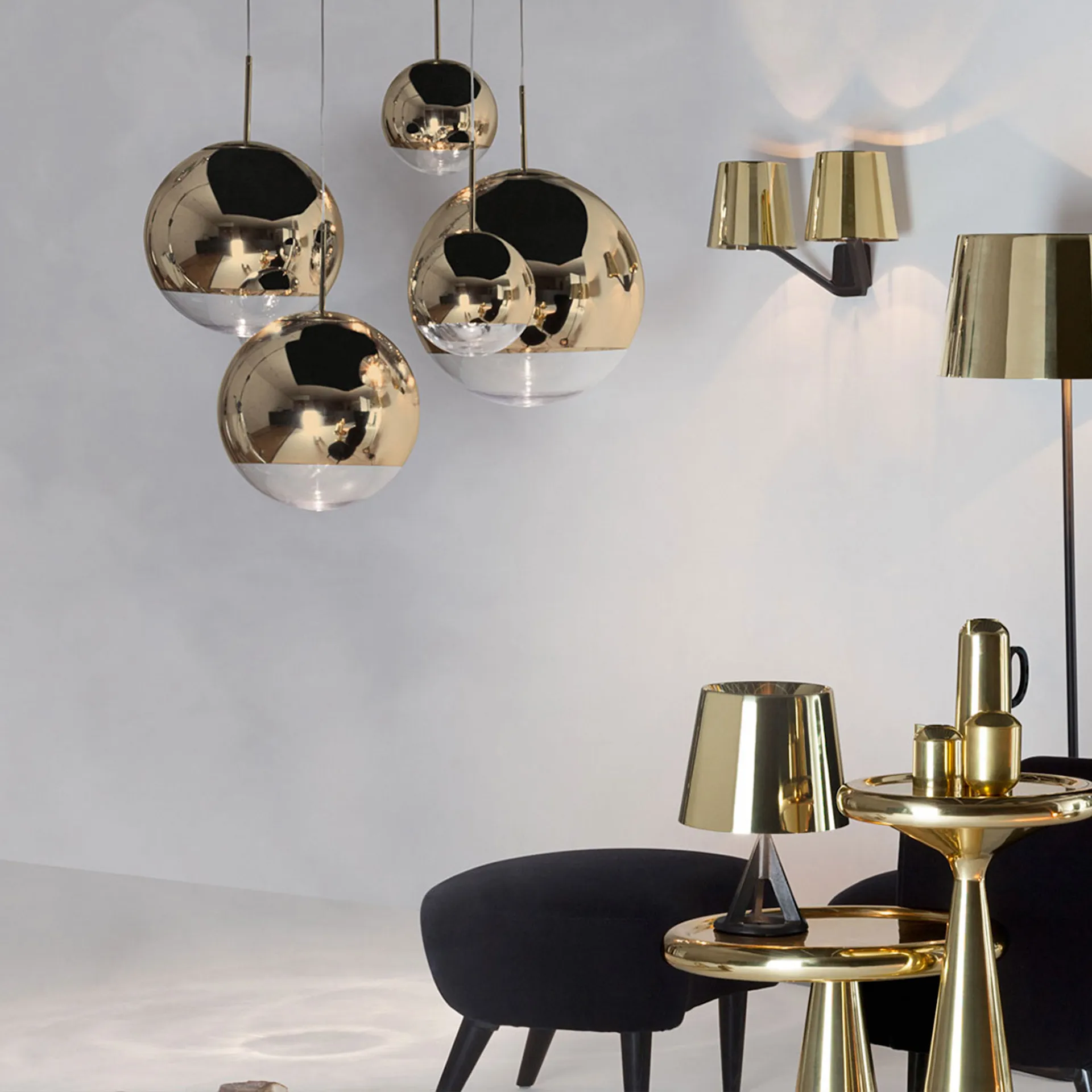 Mirror Ball - Gold - Tom Dixon - NO GA