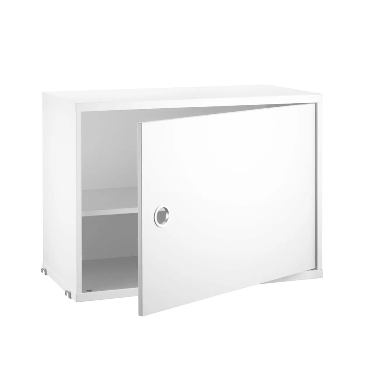 Top cabinet with swing door 58x30cm white