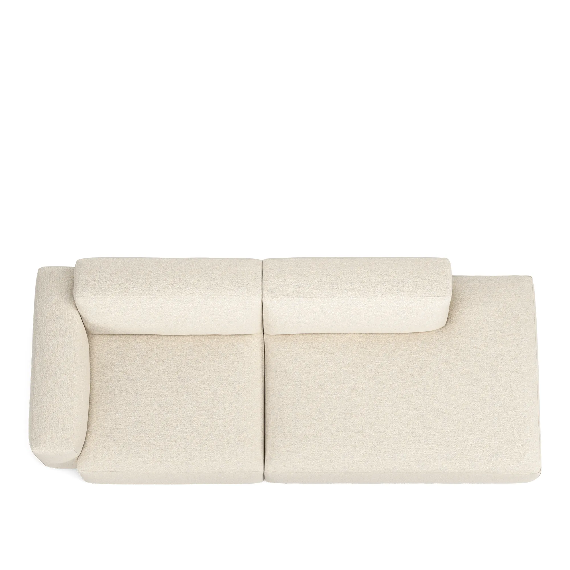 Brick 2-Seater Open End Right - 8