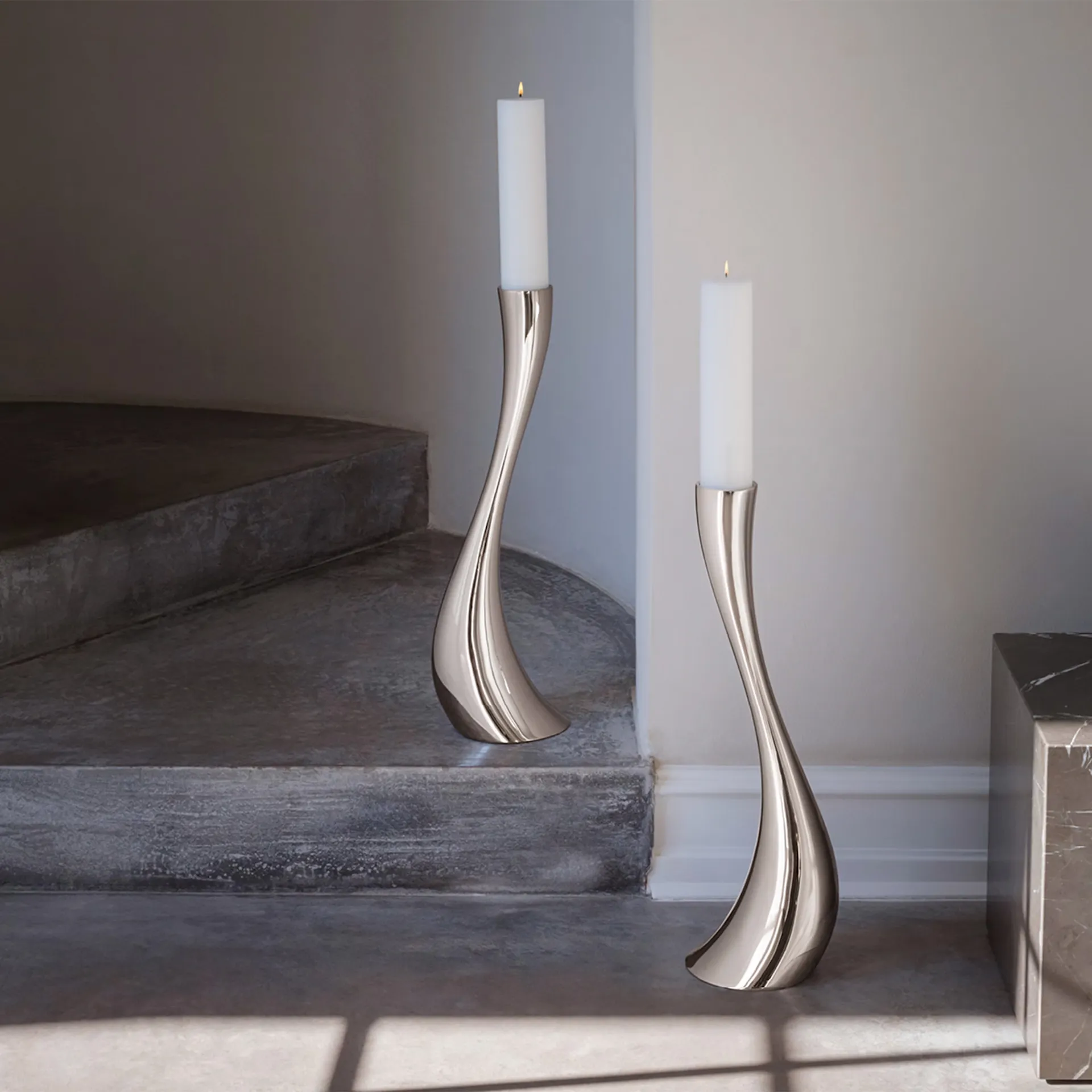 Cobra Floor Candleholder - Georg Jensen - NO GA