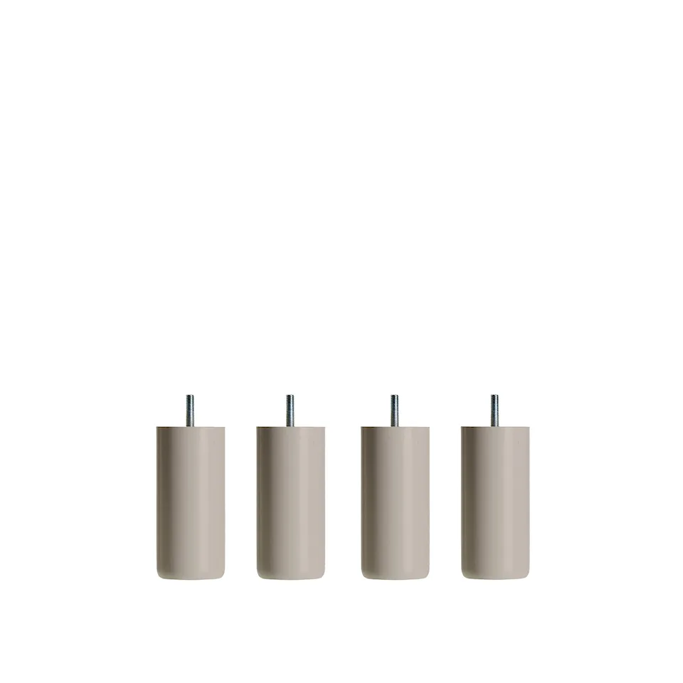 DUX SC bed leg round oatmeal 4-pack