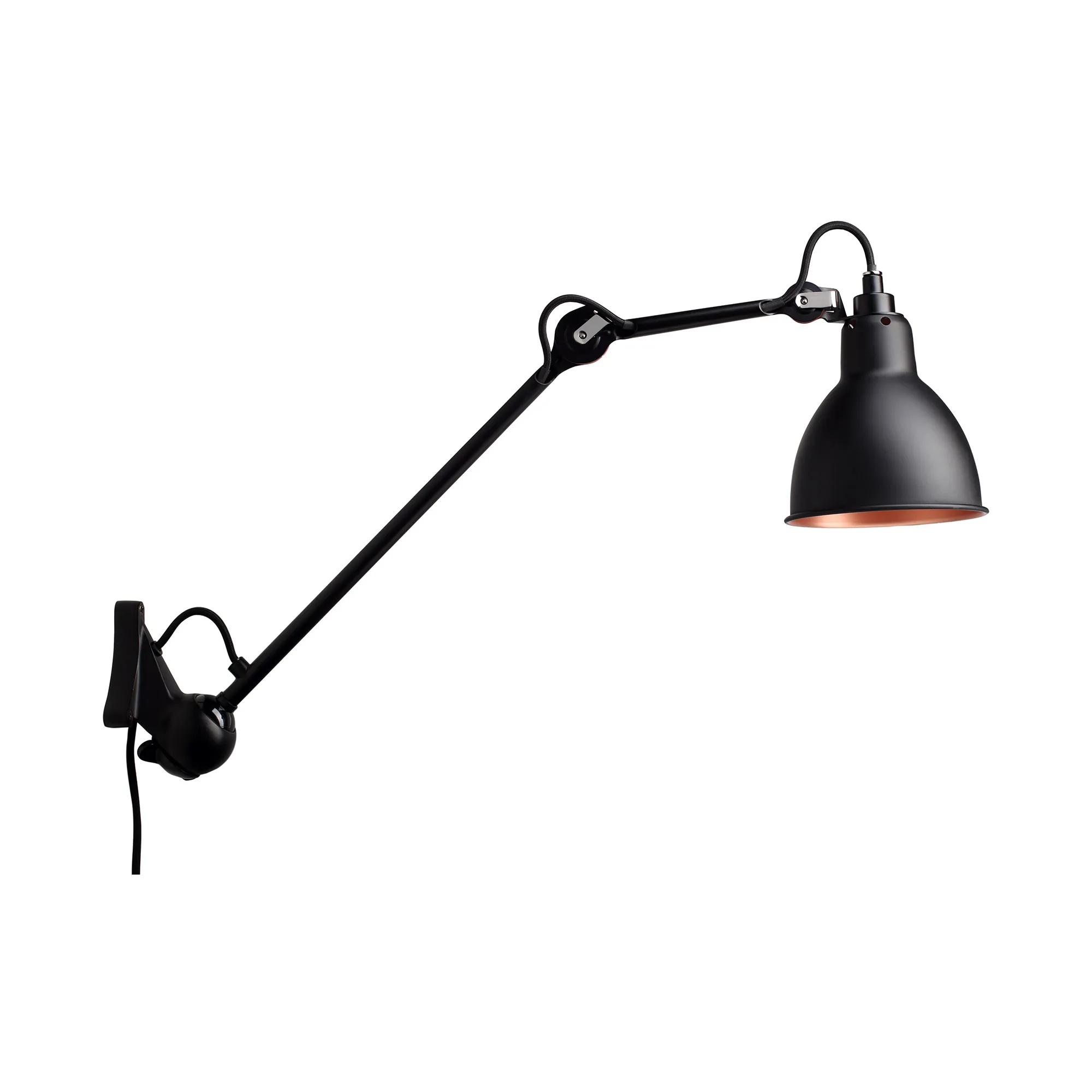 Lampe Gras No222 Round - Black base - 1