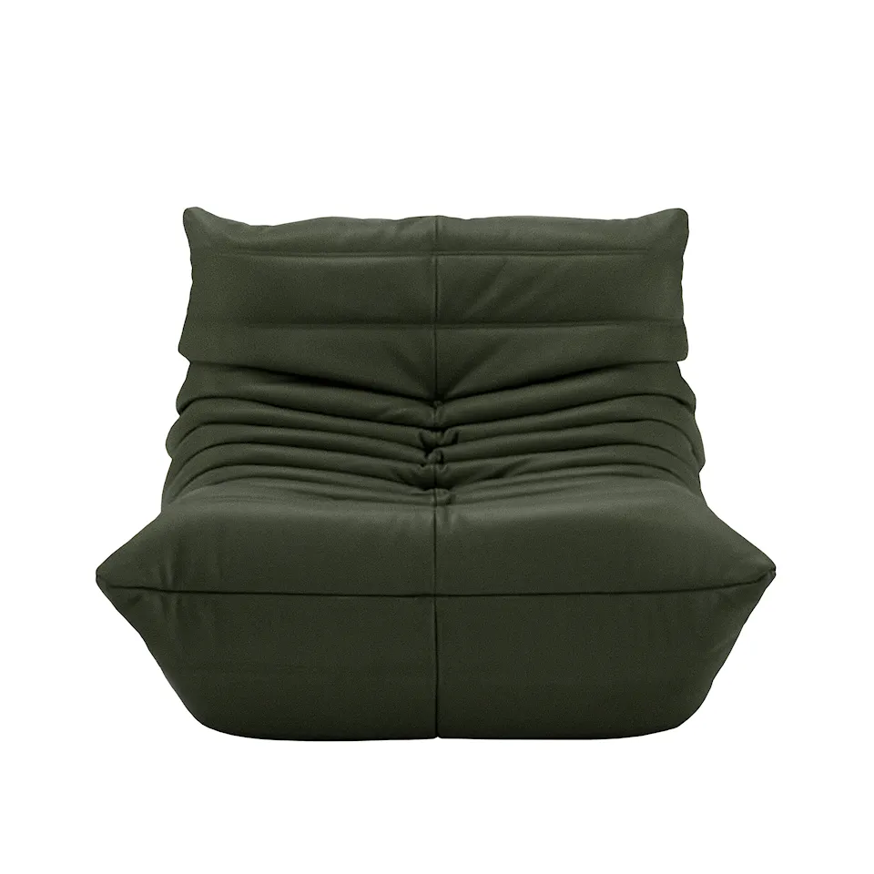 Togo Fireside Chair, Fabric Cat. S Alcantara Kiwi 4566