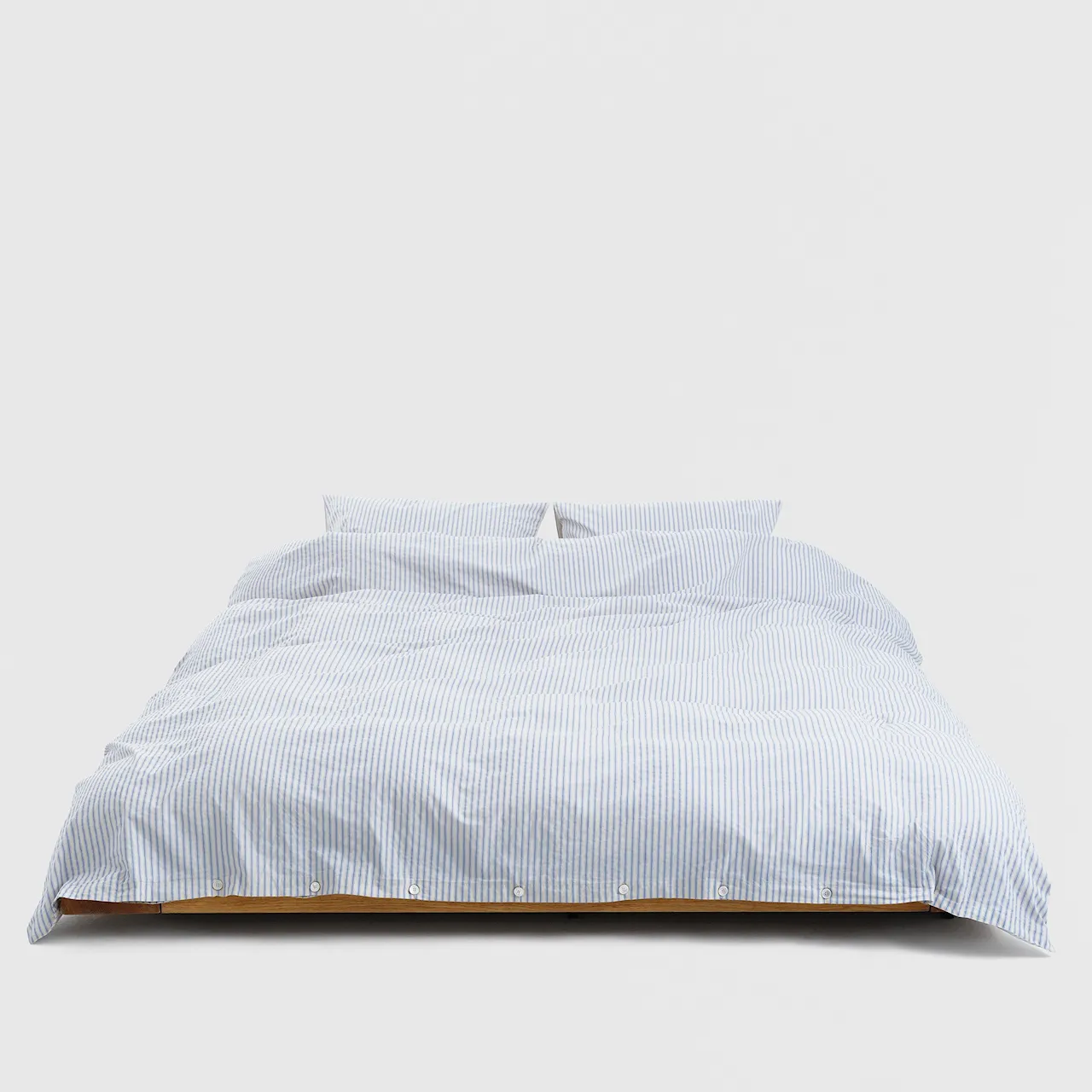 Percale Pillow Sham Flint Stripes