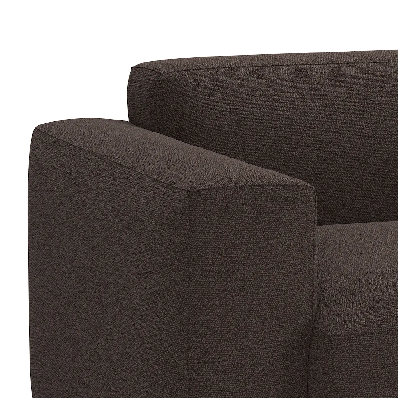 Brick 2-Seater Chaise Lounge Open End Right