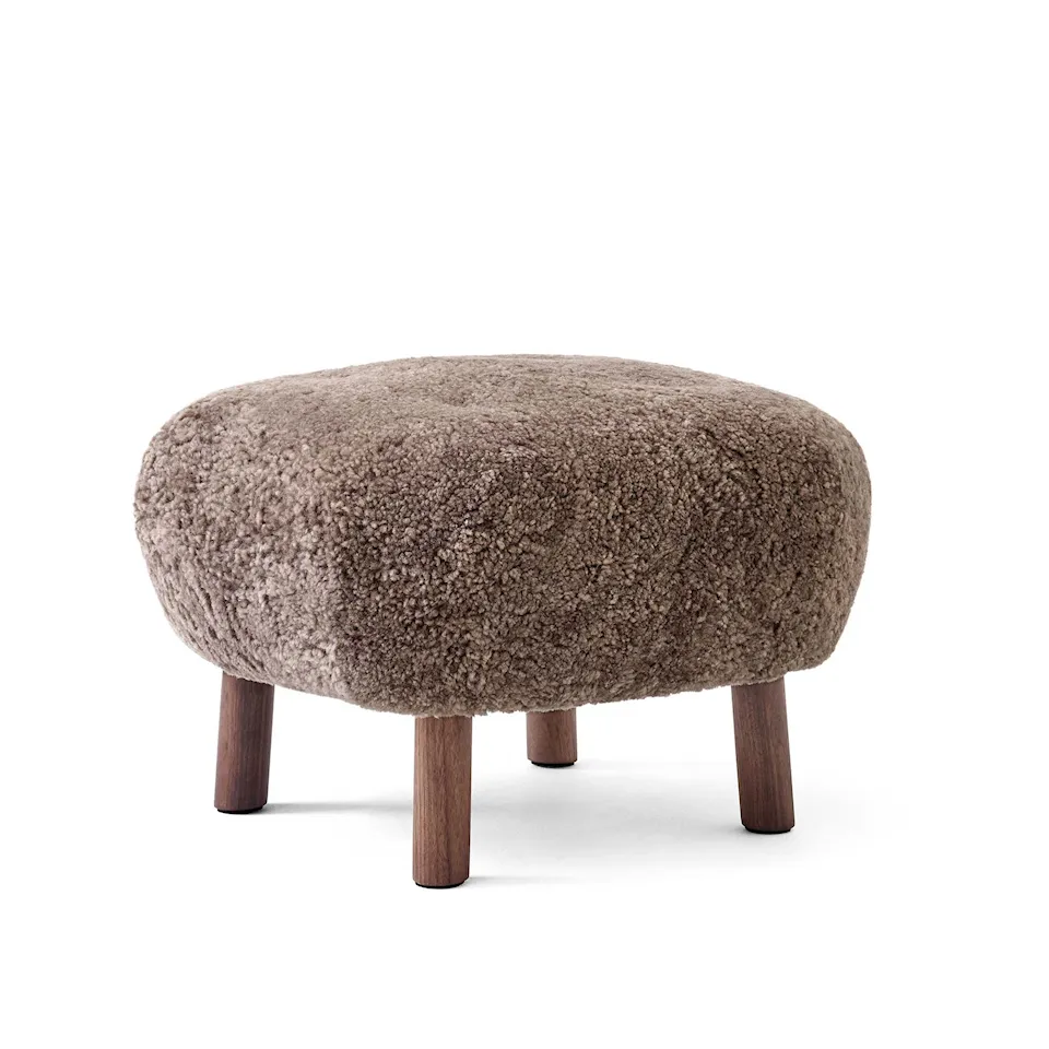 Little Petra Pouf Walnut