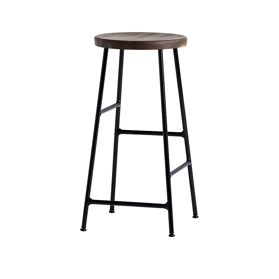 Cornet Bar Stool Low Soft Black