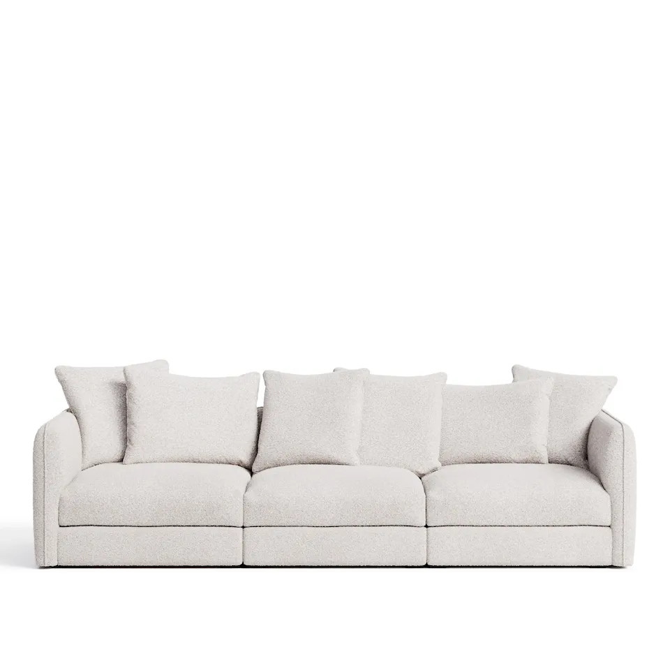 Pavarotti 3-Seater - Ascot White