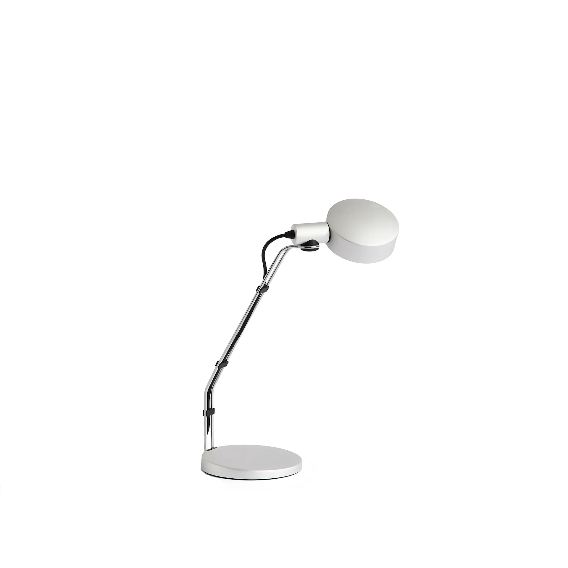 Cupola Desk Lamp Clear Anodised , Cord Color Black - HAY - NO GA