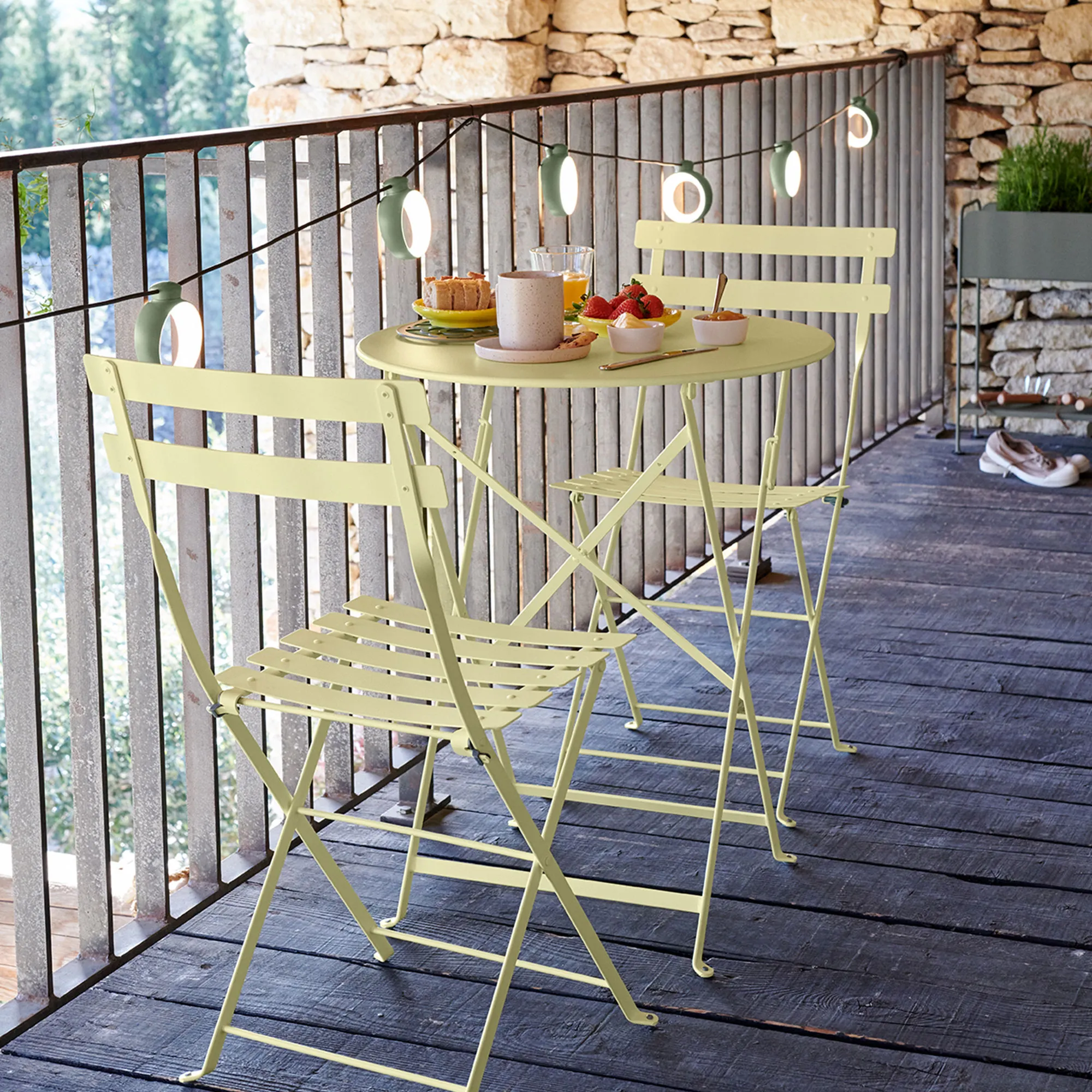 Bistro ulkoruokapöytä Ø 117 cm - 3