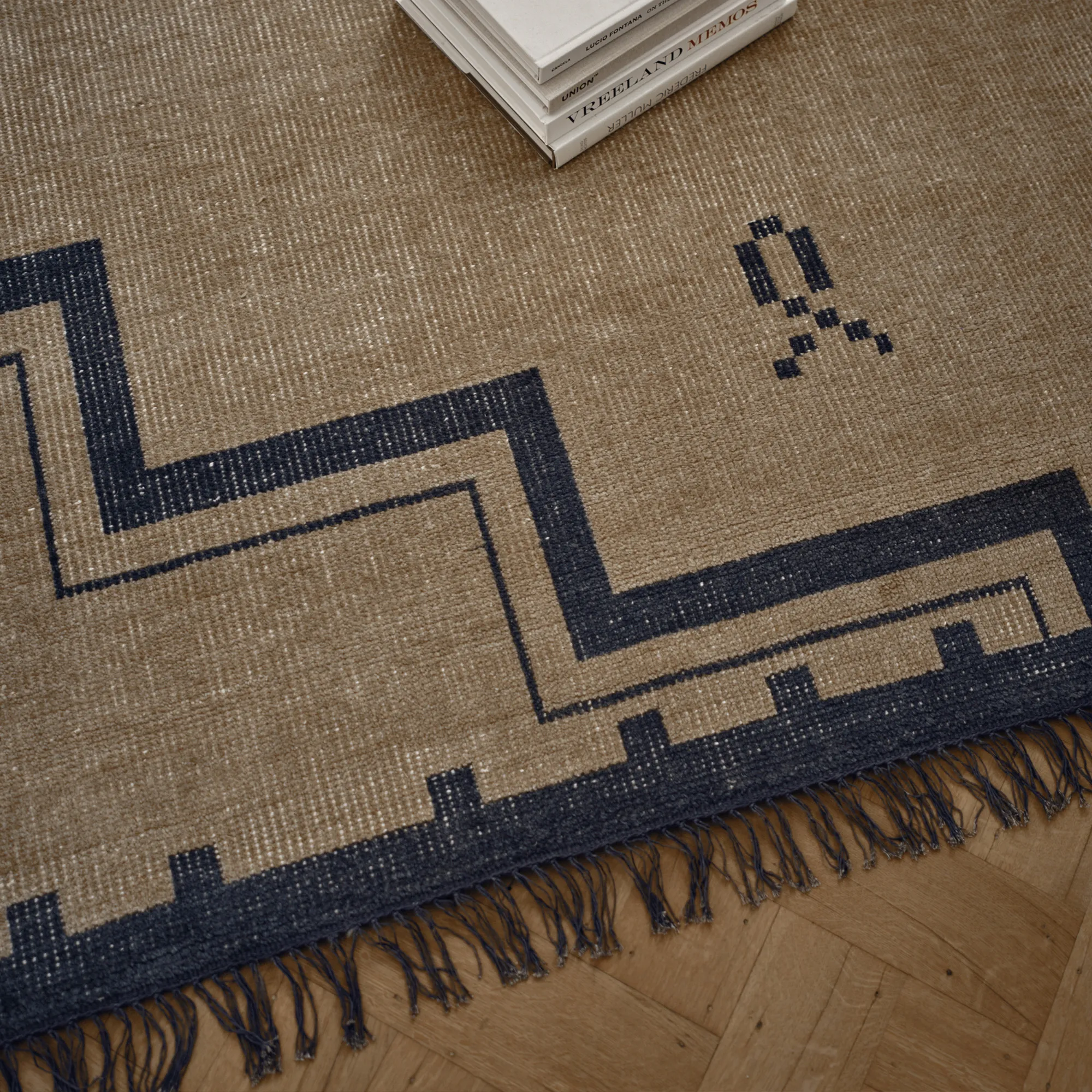 Elder 02 Navy Wool Rug - 11