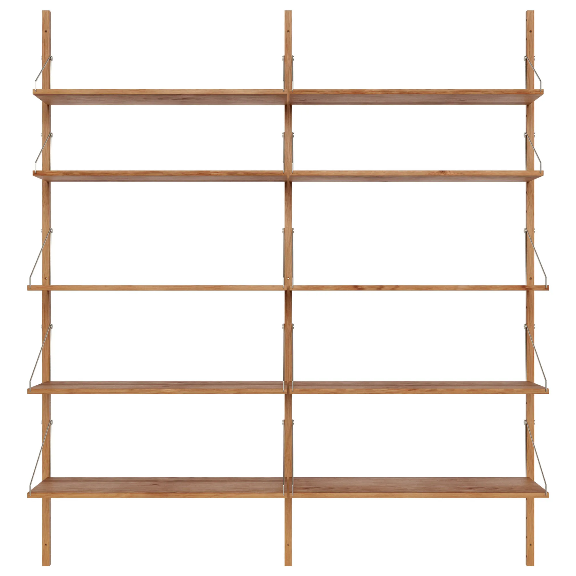 Shelf Library Double Section -hyllyjärjestelmä 185/80 - 1