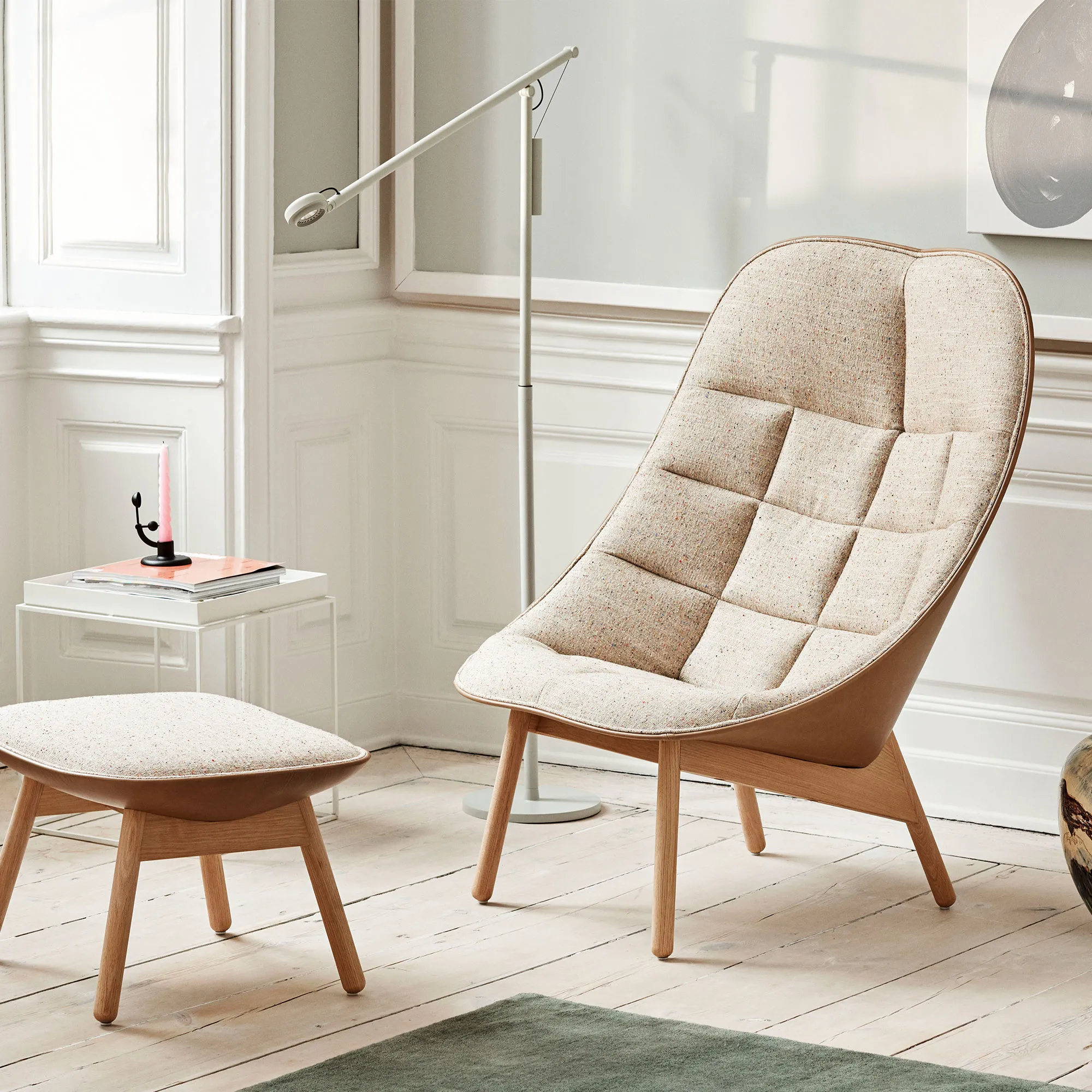 Uchiwa Quilted Lounge Chair - 4