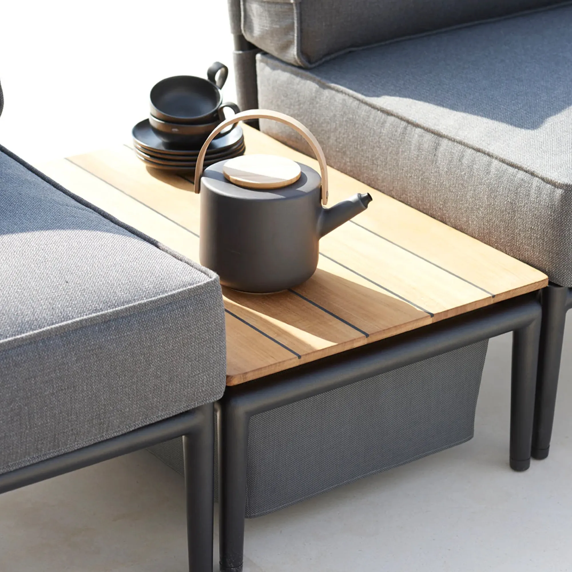 Conic Box Table Grey - 2
