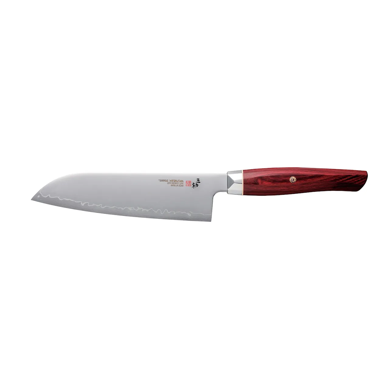 Mcusta / Zanmai Revolution Santoku, 18 cm - Röd