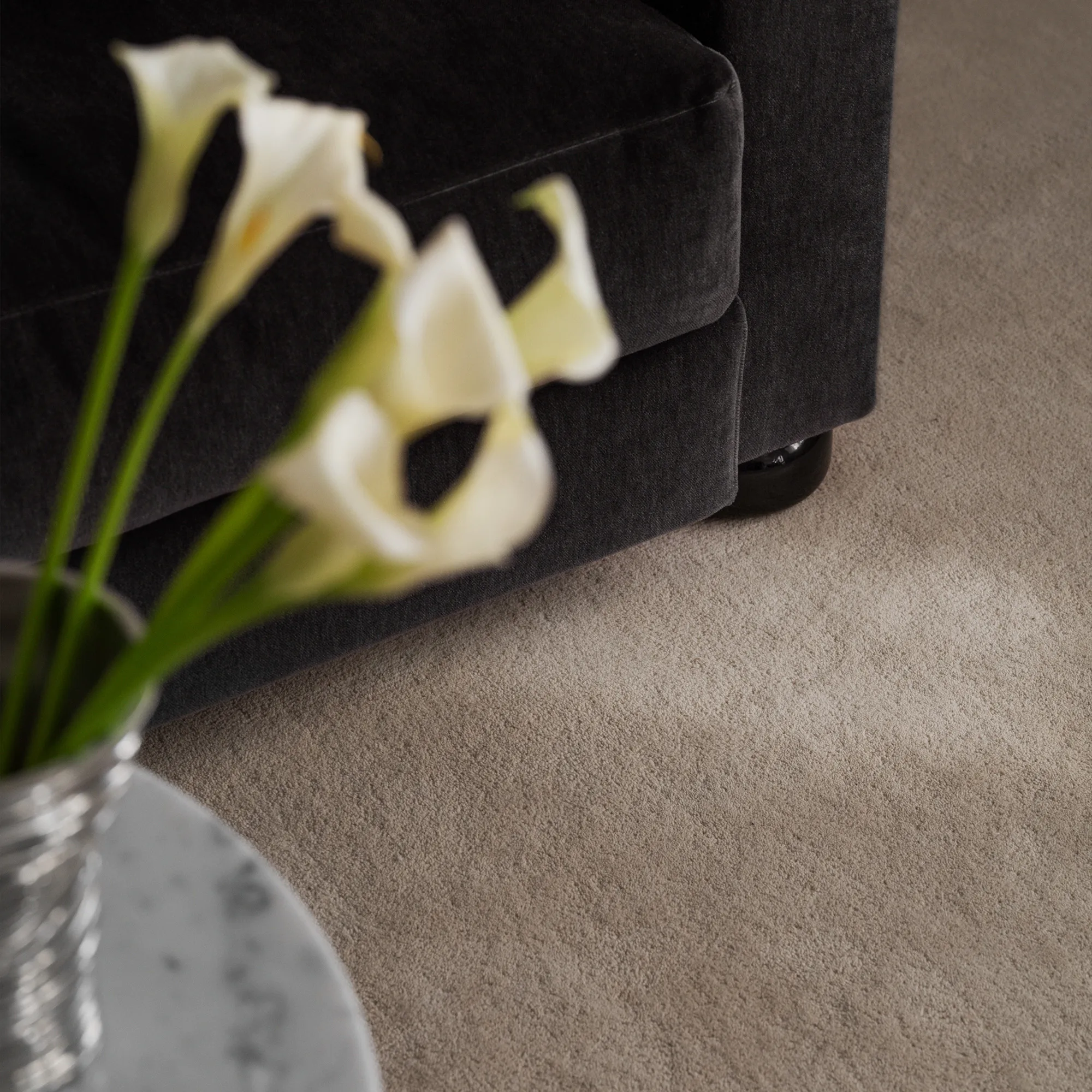 Origin Solid Pearl Wool Rug - 4