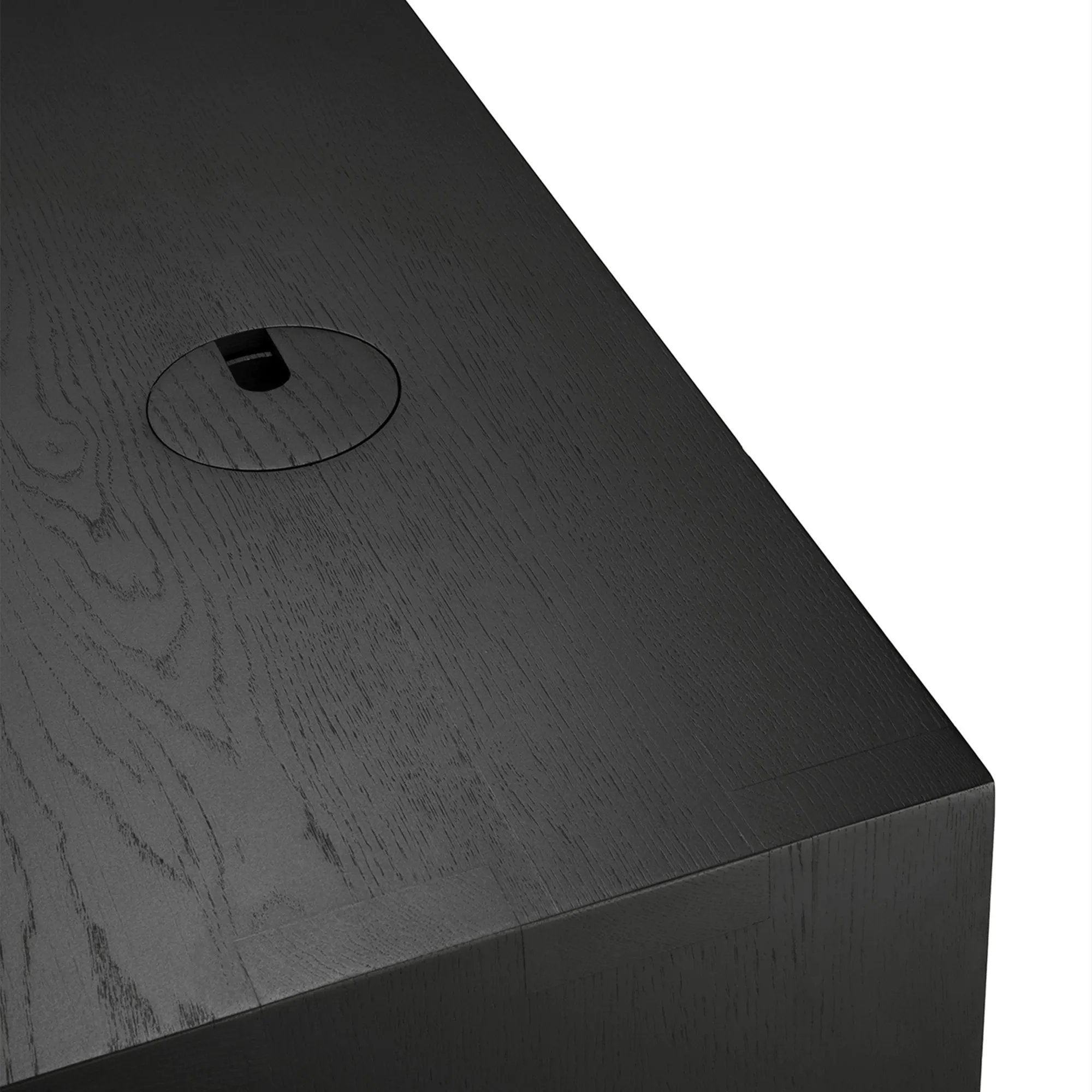 U Desk Black Oak - 6