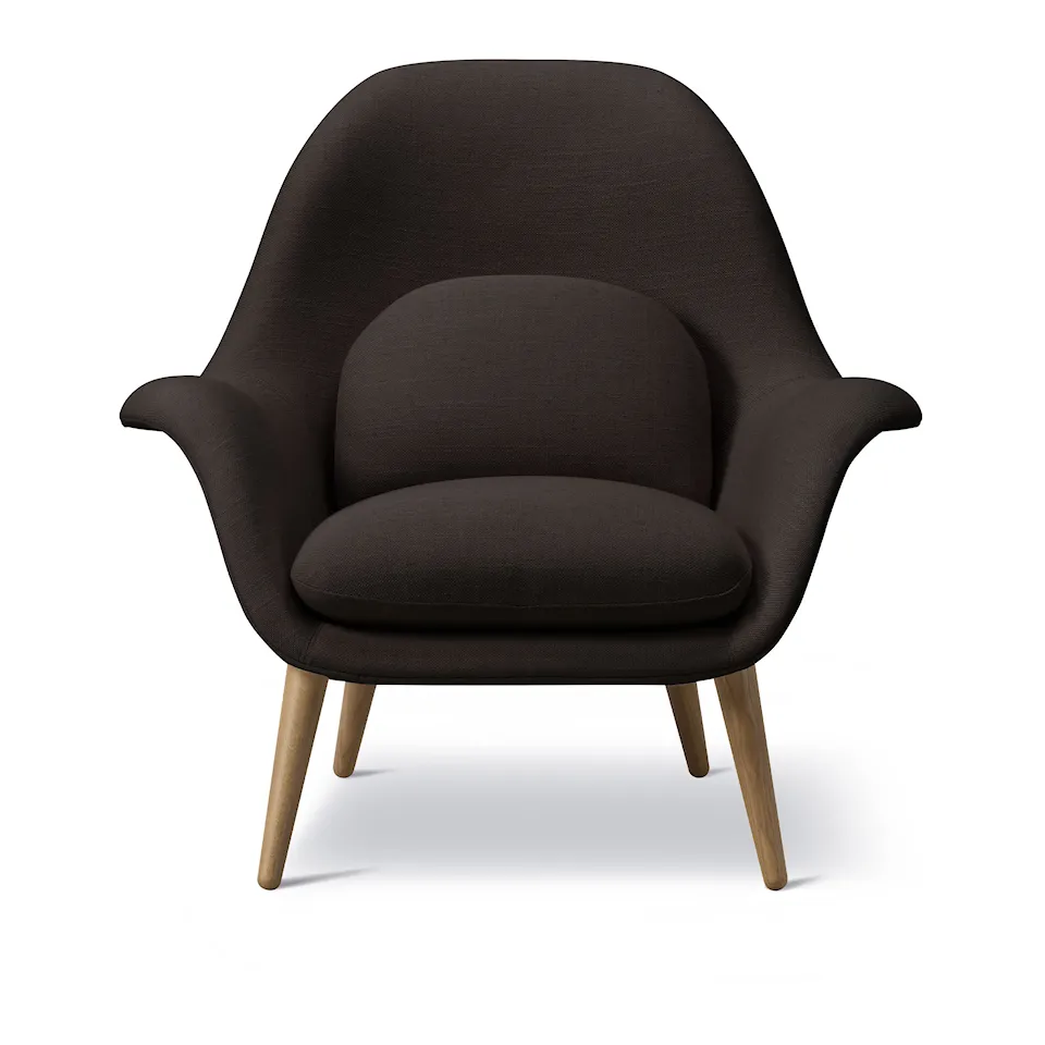 Swoon Lounge Chair Lacquered Oak