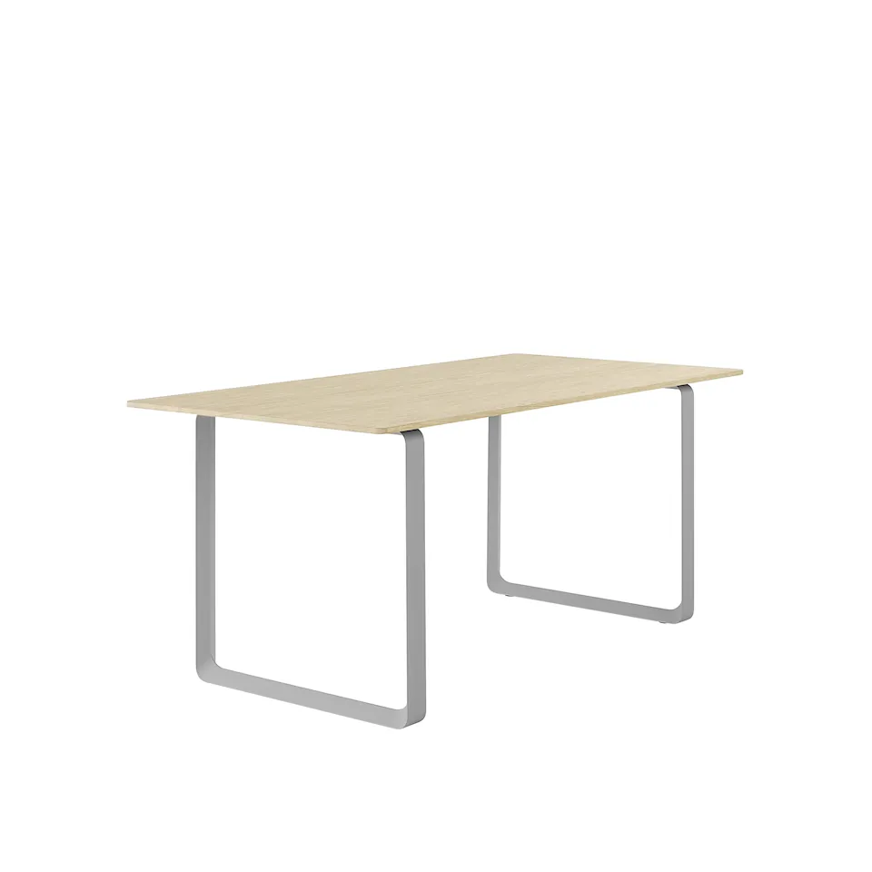 70/70 Table, Small, Solid Oak/Grey