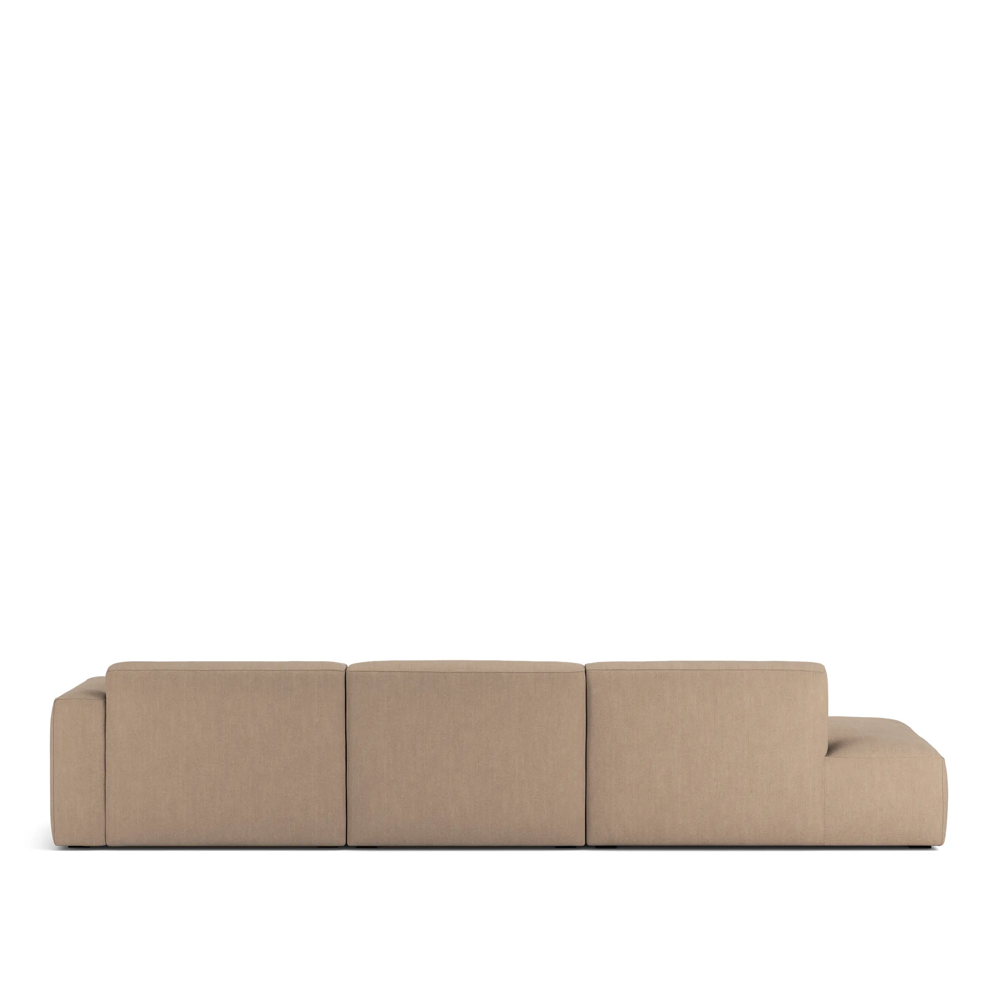 Brick 3-Seater Chaise Lounge Open End Left - 6