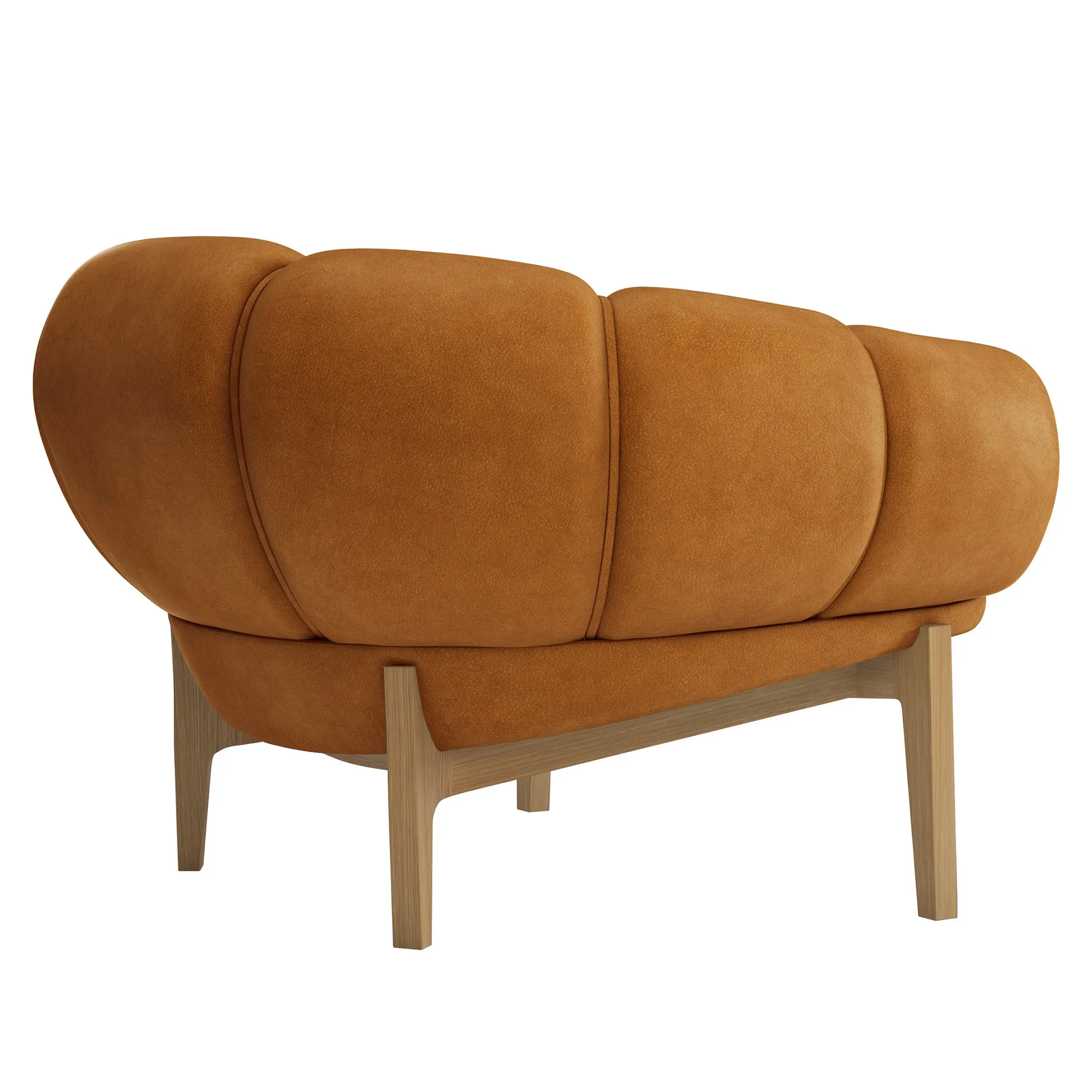Croissant Lounge Chair Oak - 3